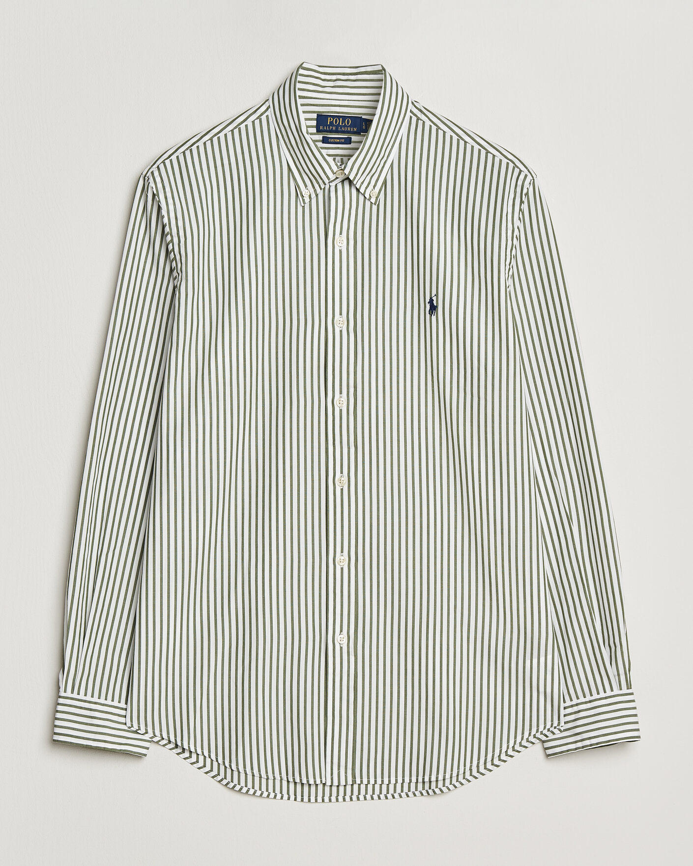Uomini | Camicie | Polo Ralph Lauren | Custom Fit Poplin Striped Shirt Garden Trail