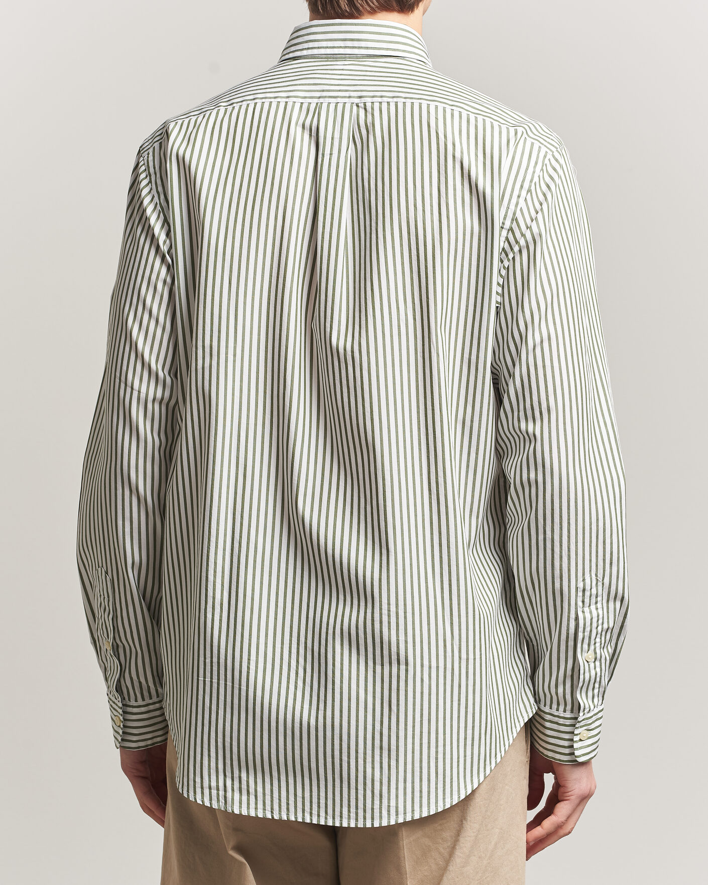 Uomini | Camicie | Polo Ralph Lauren | Custom Fit Poplin Striped Shirt Garden Trail