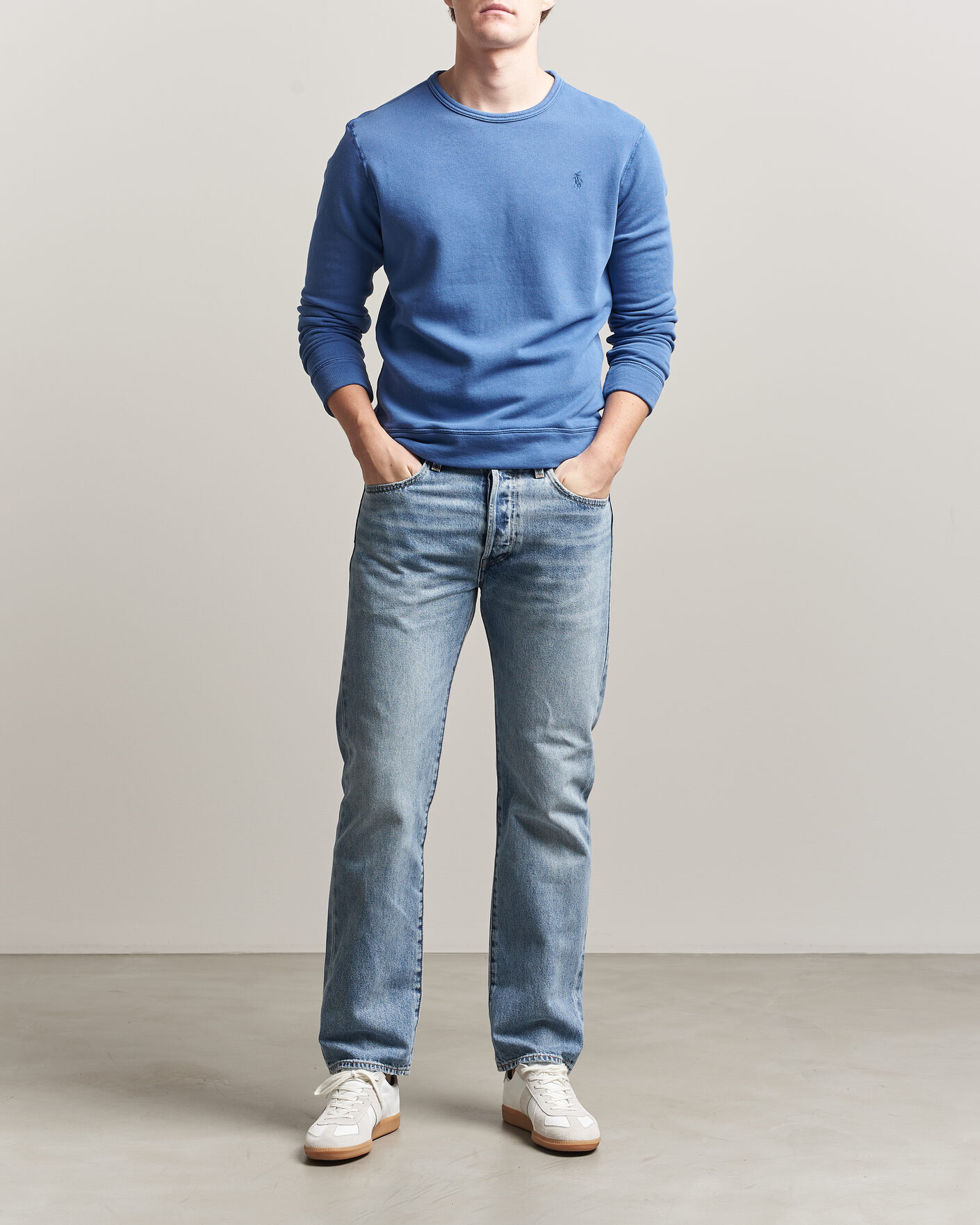 Uomini | Maglieria | Polo Ralph Lauren | Island Terry Sweatshirt Modern Royal