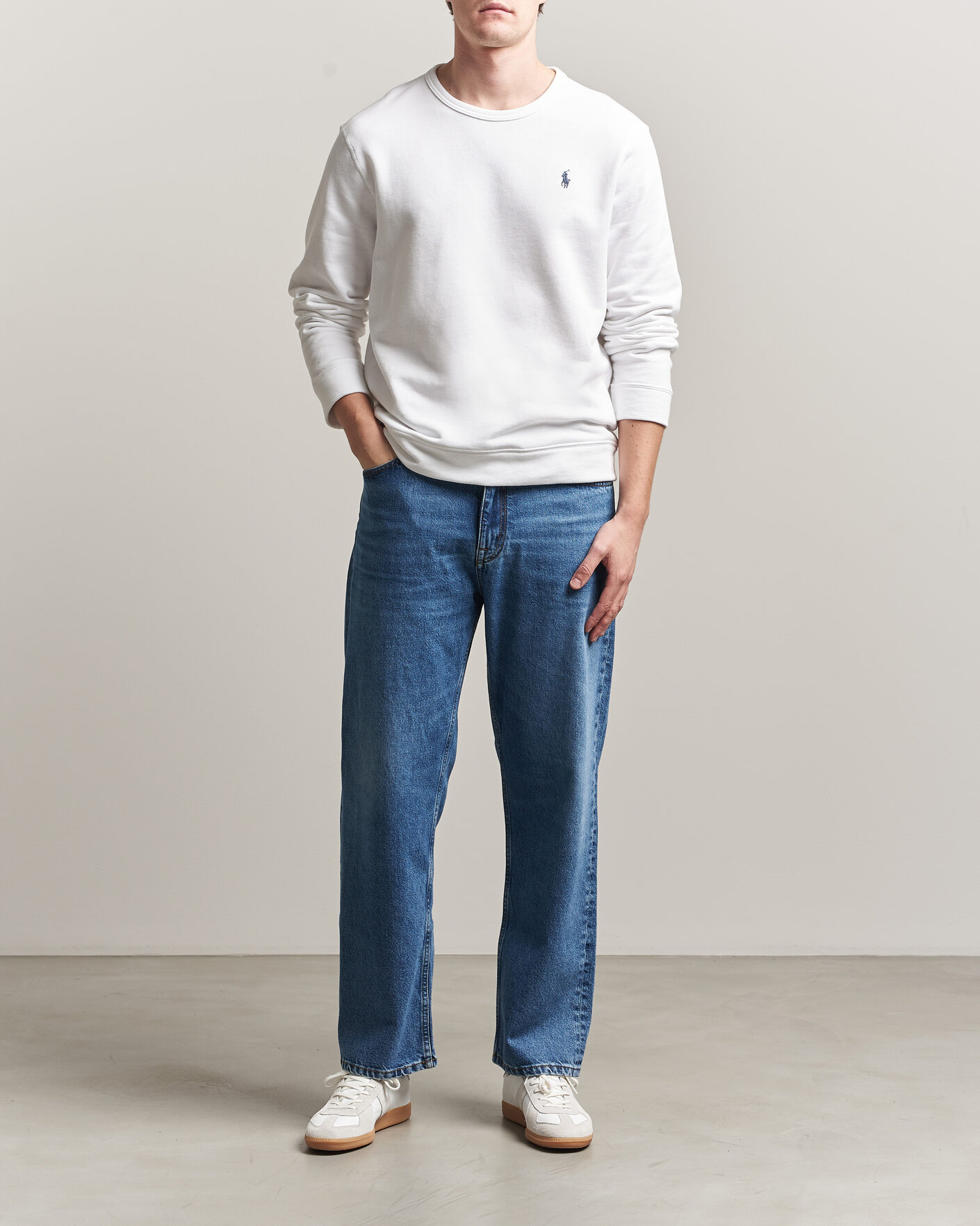 Uomini | Maglieria | Polo Ralph Lauren | Island Terry Sweatshirt White