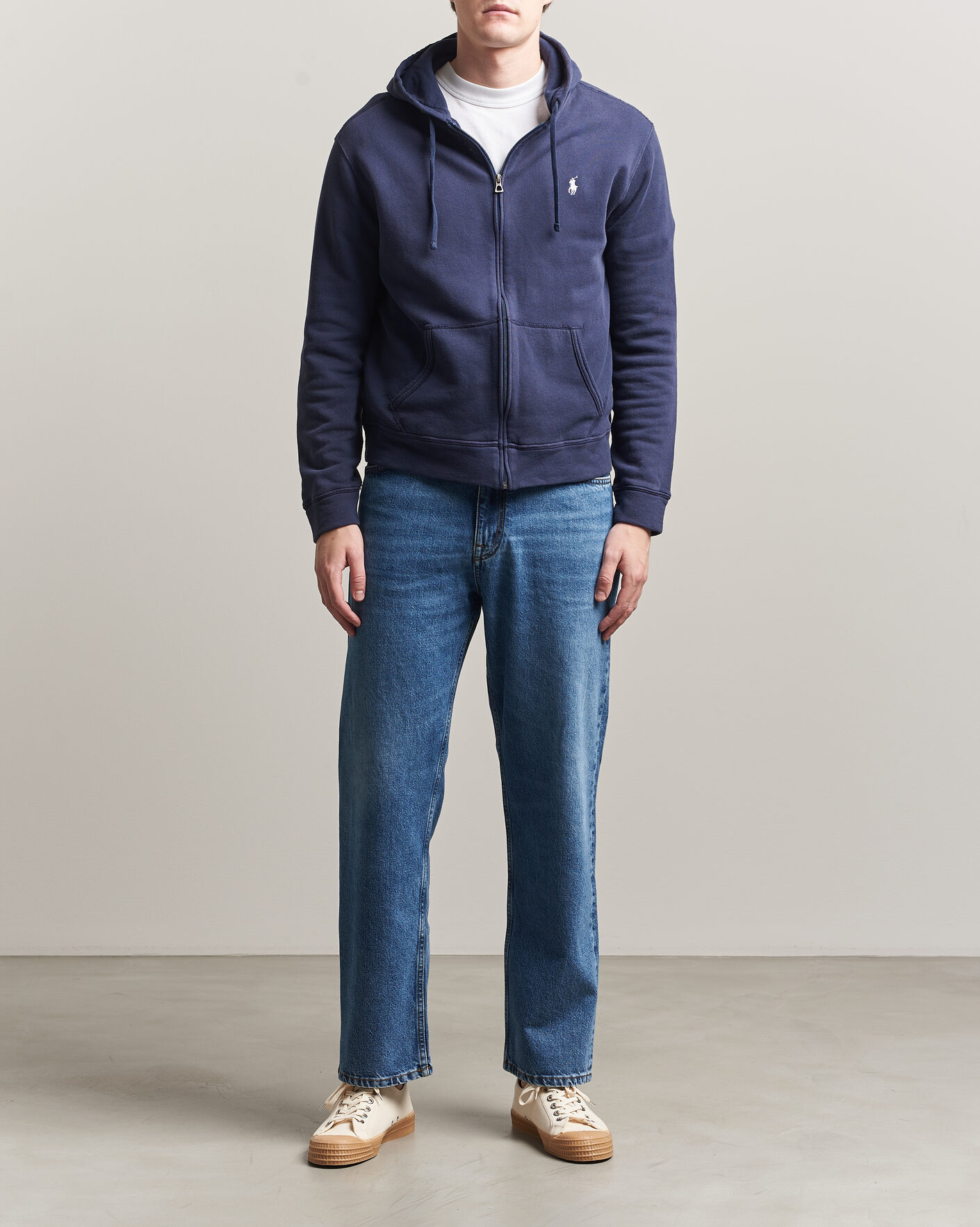 Uomini | Maglieria | Polo Ralph Lauren | Island Terry Full Zip Hoodie Newport Navy