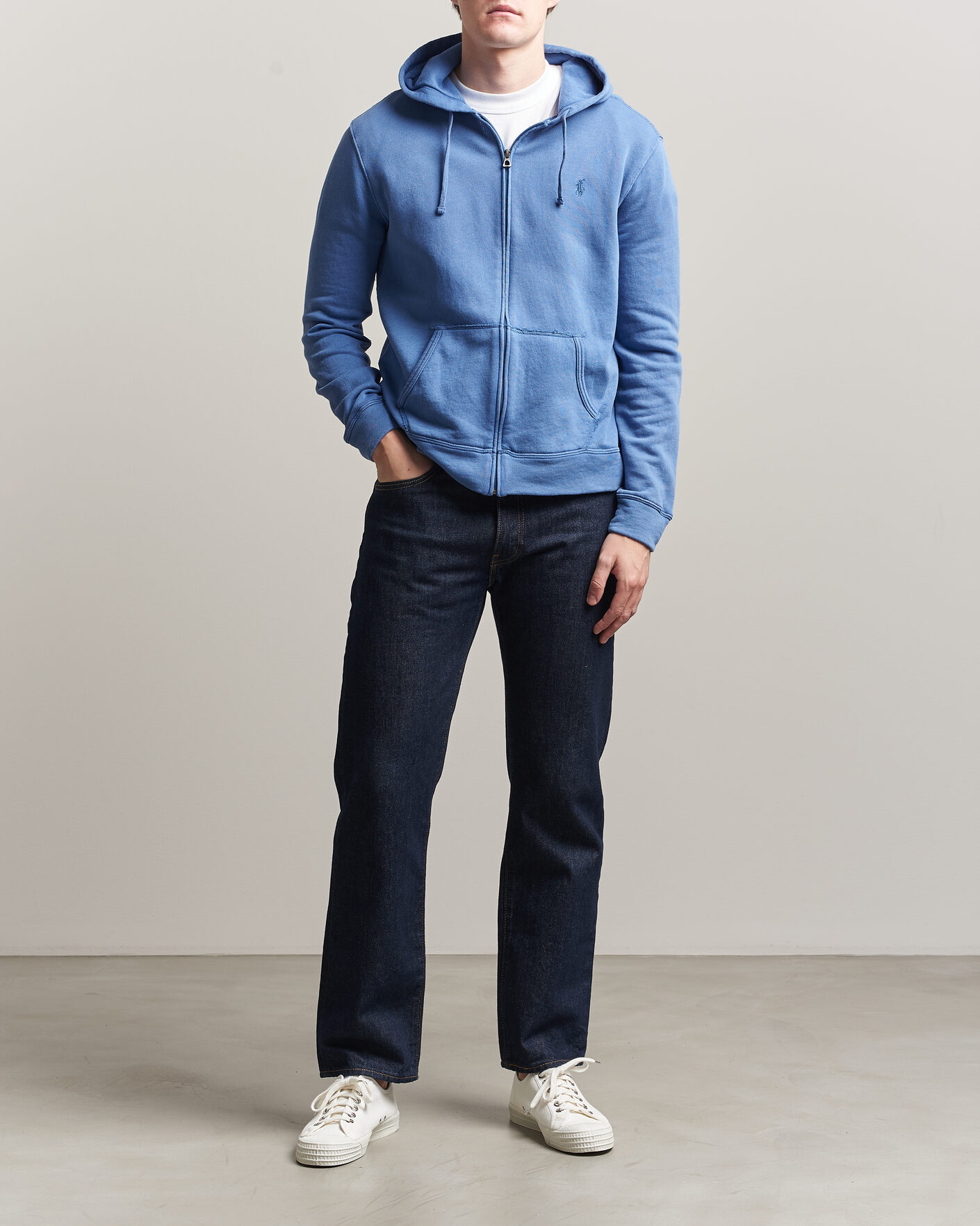 Uomini | Maglieria | Polo Ralph Lauren | Island Terry Full Zip Hoodie Modern Royal
