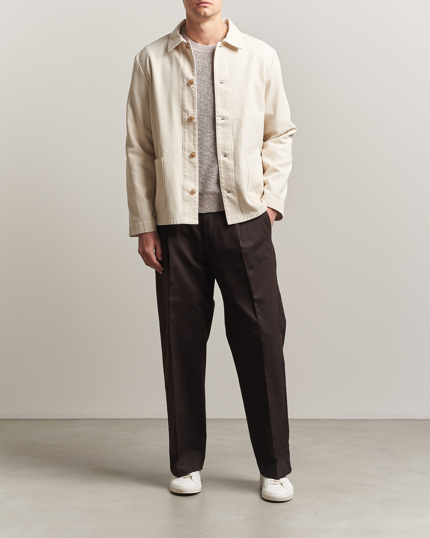 Uomini | Camicie | A.P.C. | Kerlouan Denim Overshirt Ecru