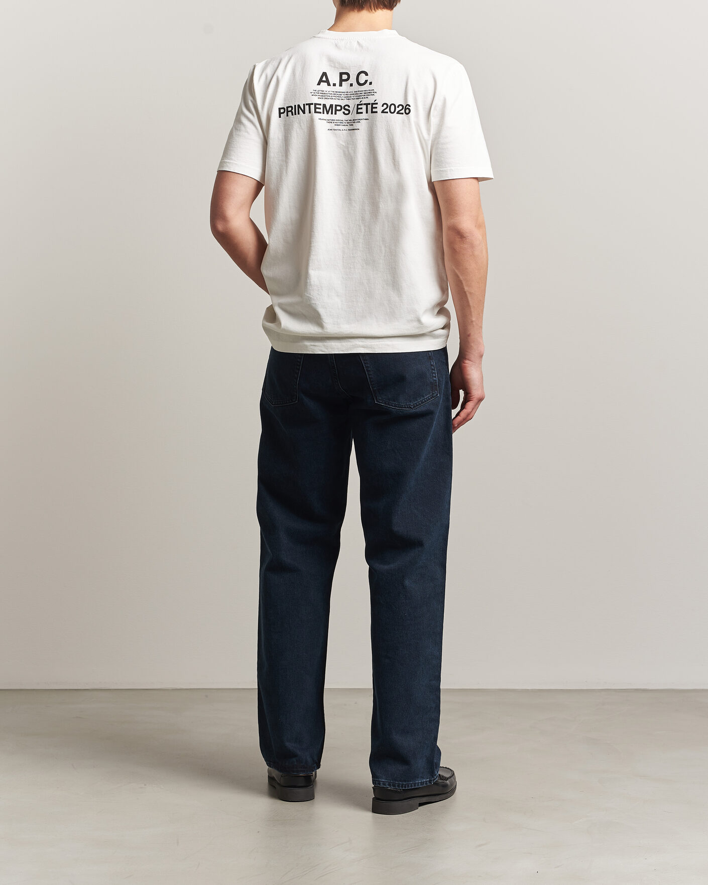 Uomini | T-shirt | A.P.C. | Printed Crew Neck T-Shirt Off White