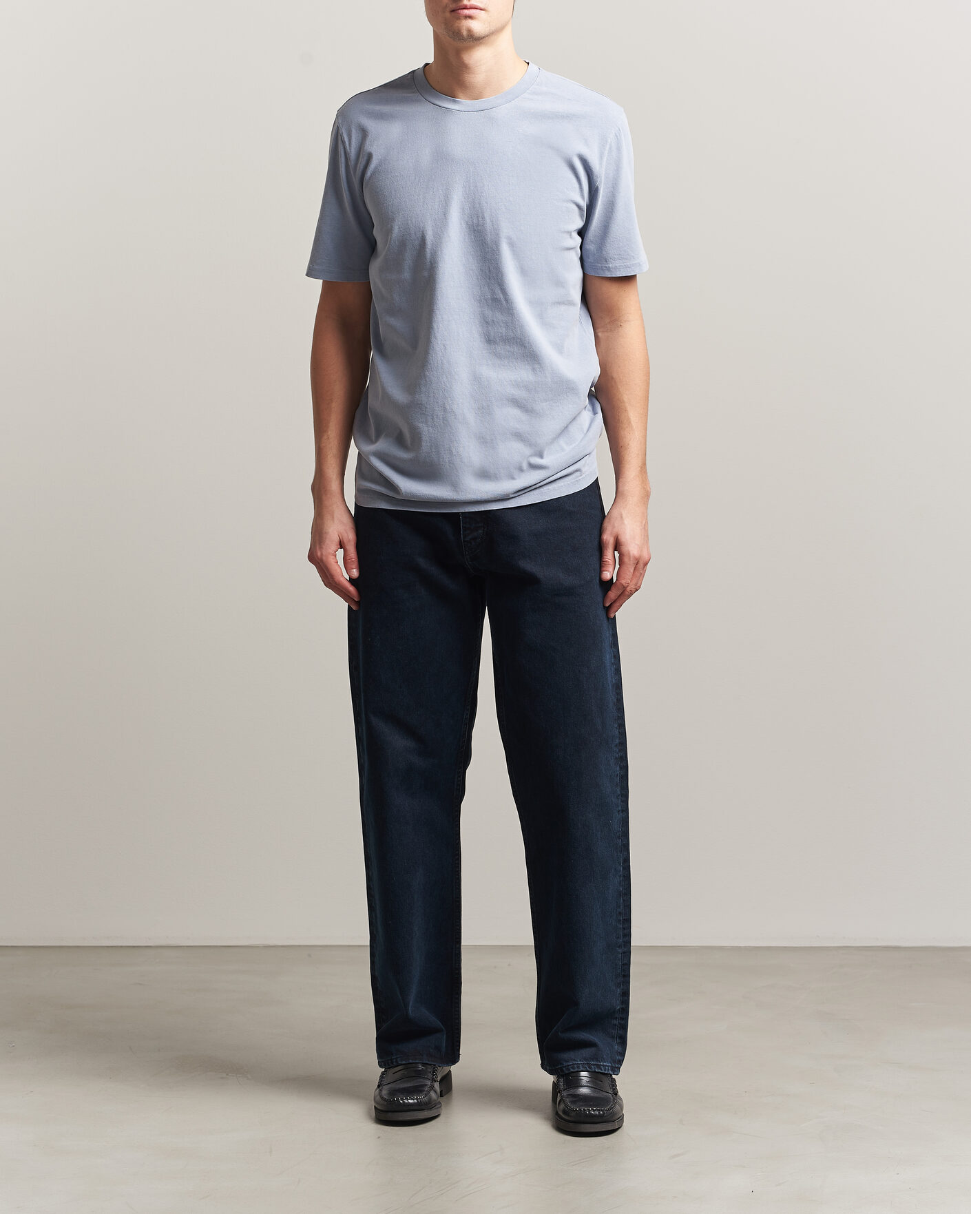 Uomini | T-shirt | A.P.C. | Printed Crew Neck T-Shirt Light Blue