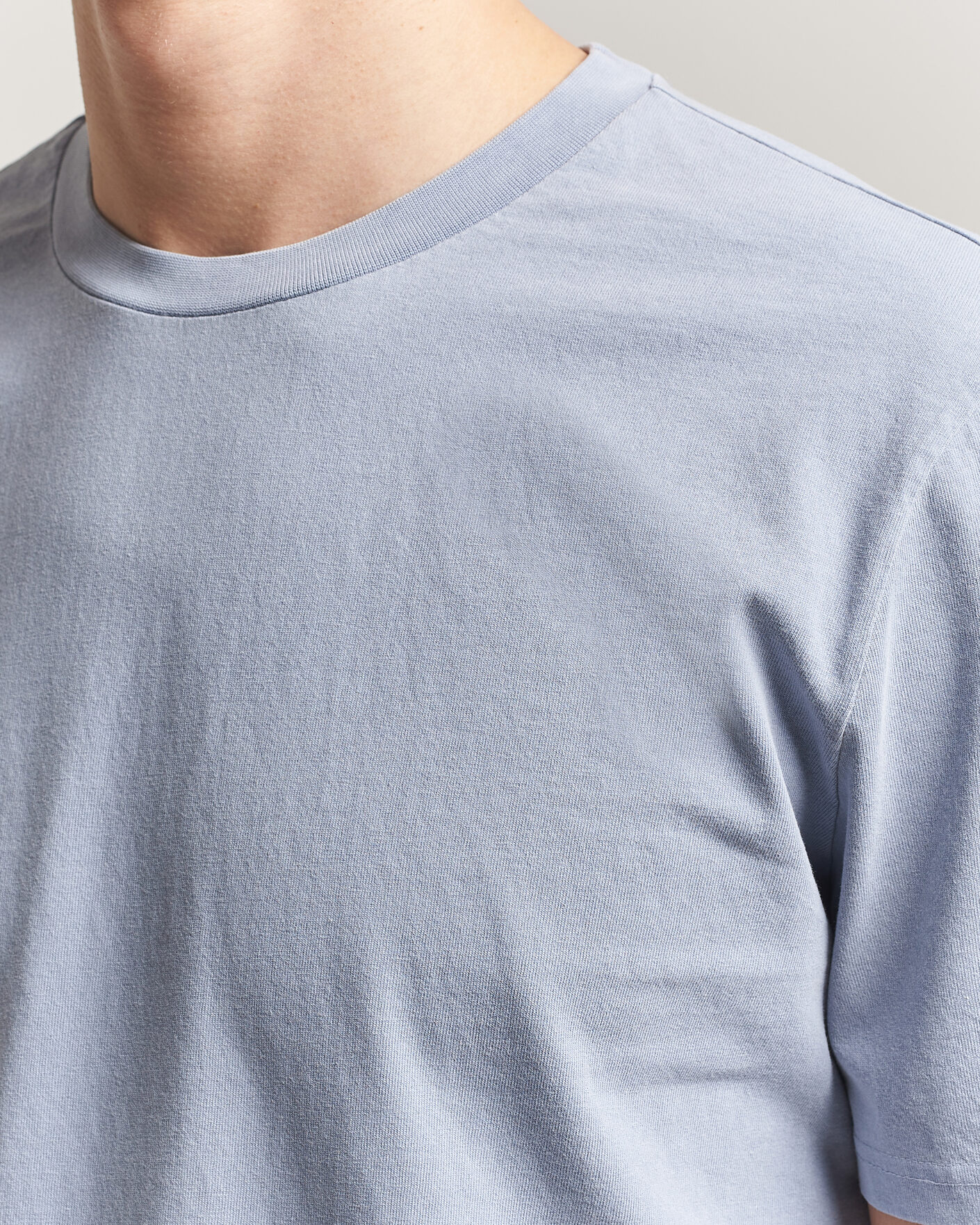 Uomini | T-shirt | A.P.C. | Printed Crew Neck T-Shirt Light Blue