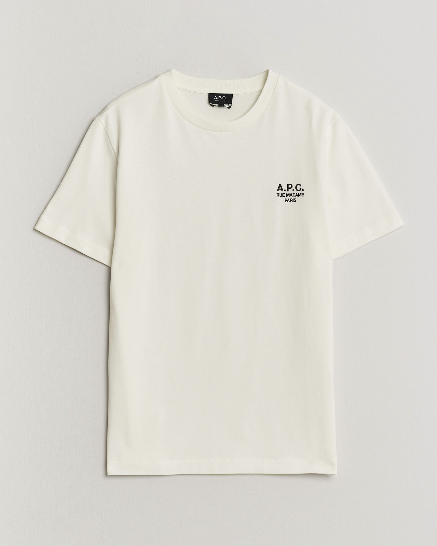 Uomini | T-shirt | A.P.C. | Rue Madame T-Shirt Off White
