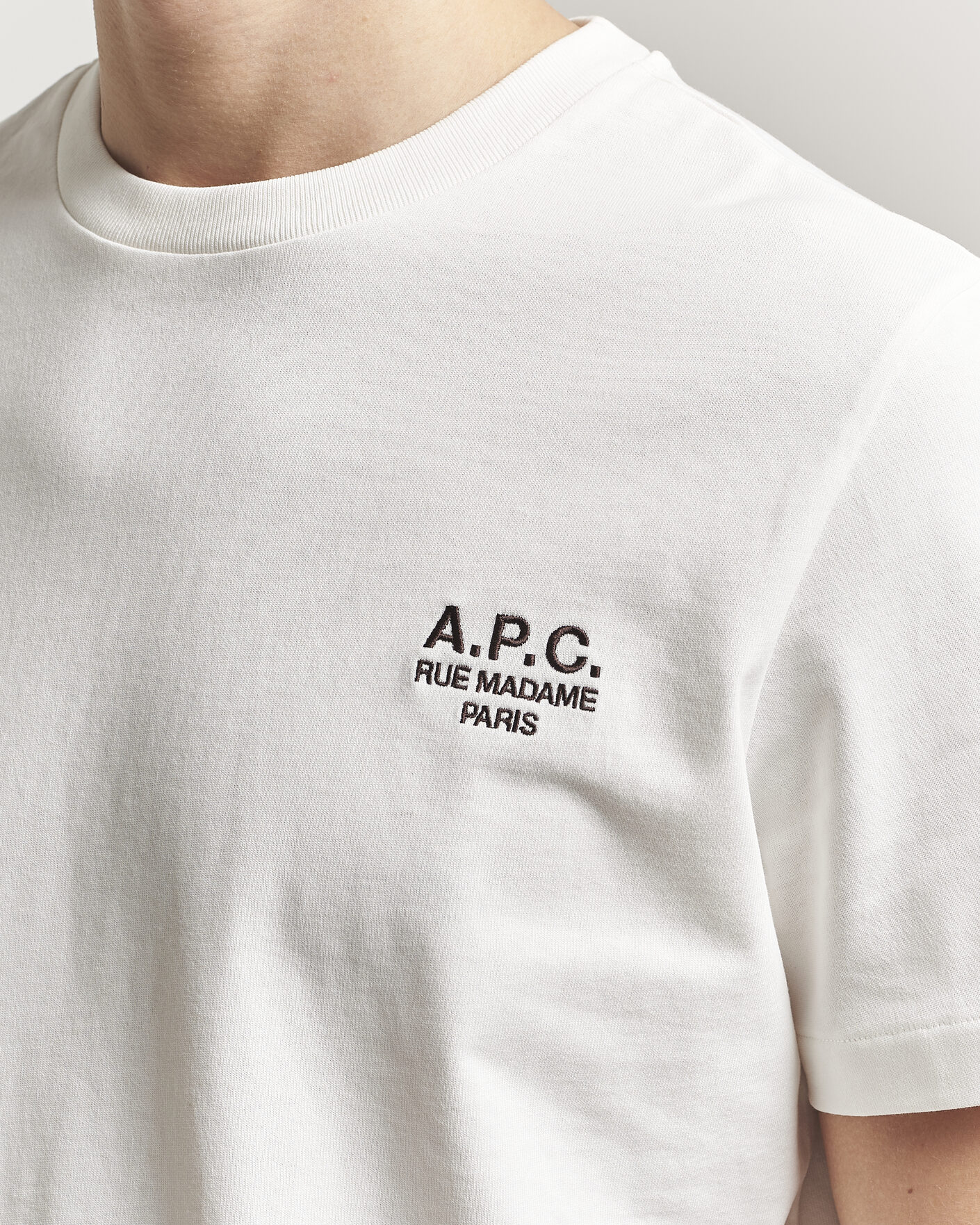 Uomini | T-shirt | A.P.C. | Rue Madame T-Shirt Off White