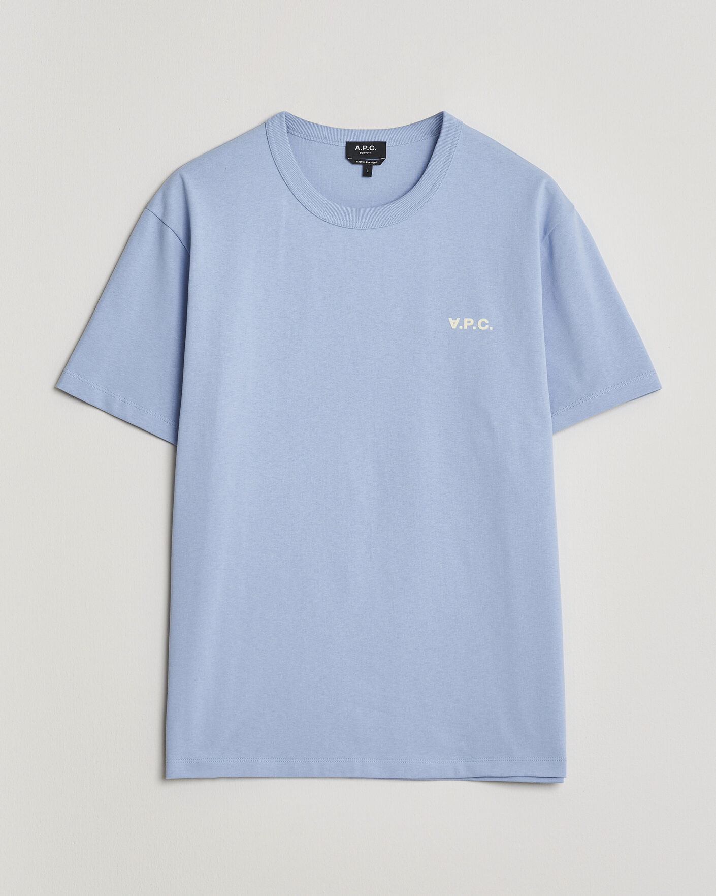 Uomini | T-shirt | A.P.C. | Boxy Fit Petit VPC T-Shirt Light Blue