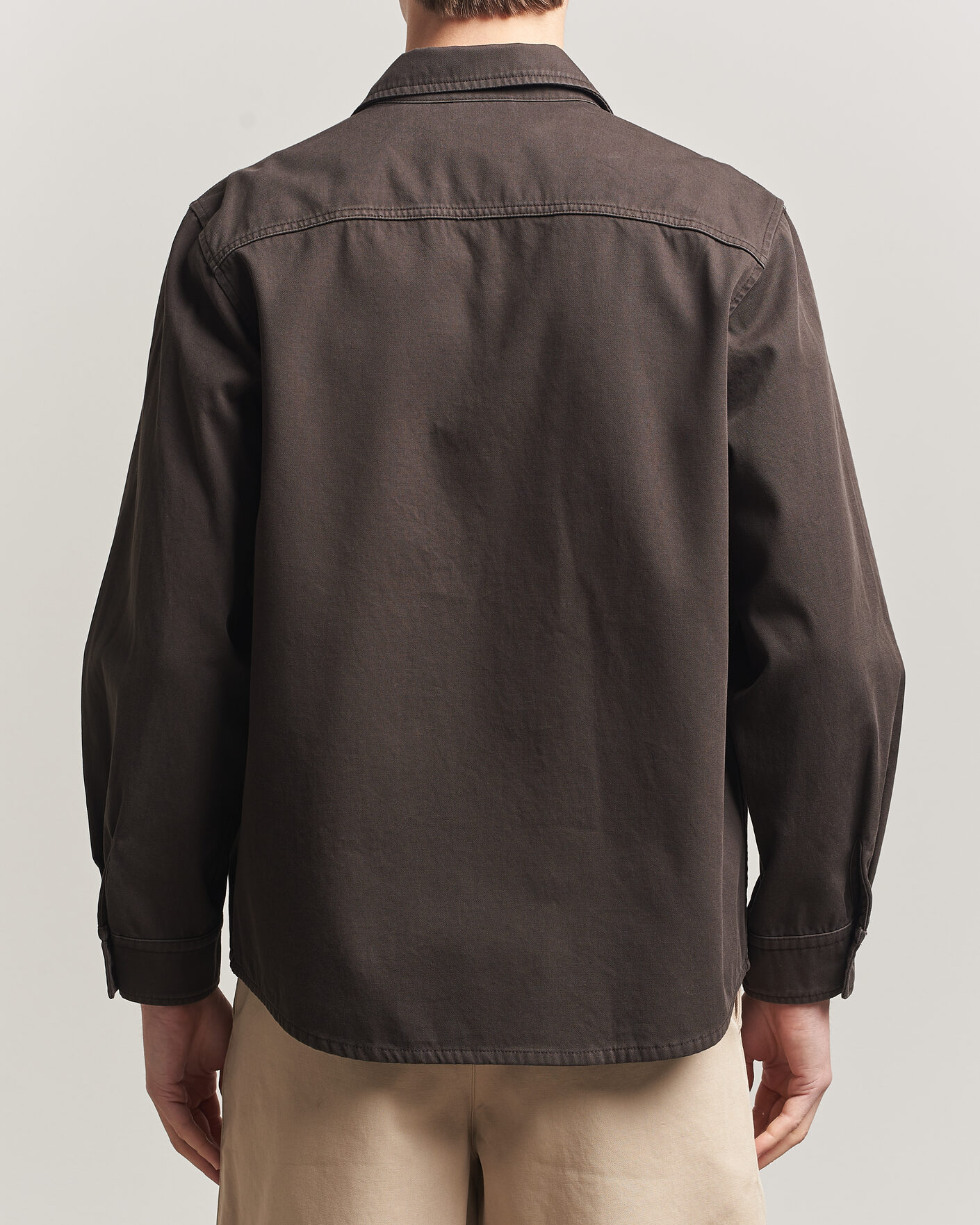 Uomini | Camicie | A.P.C. | Noah Cotton Overshirt Dark Brown