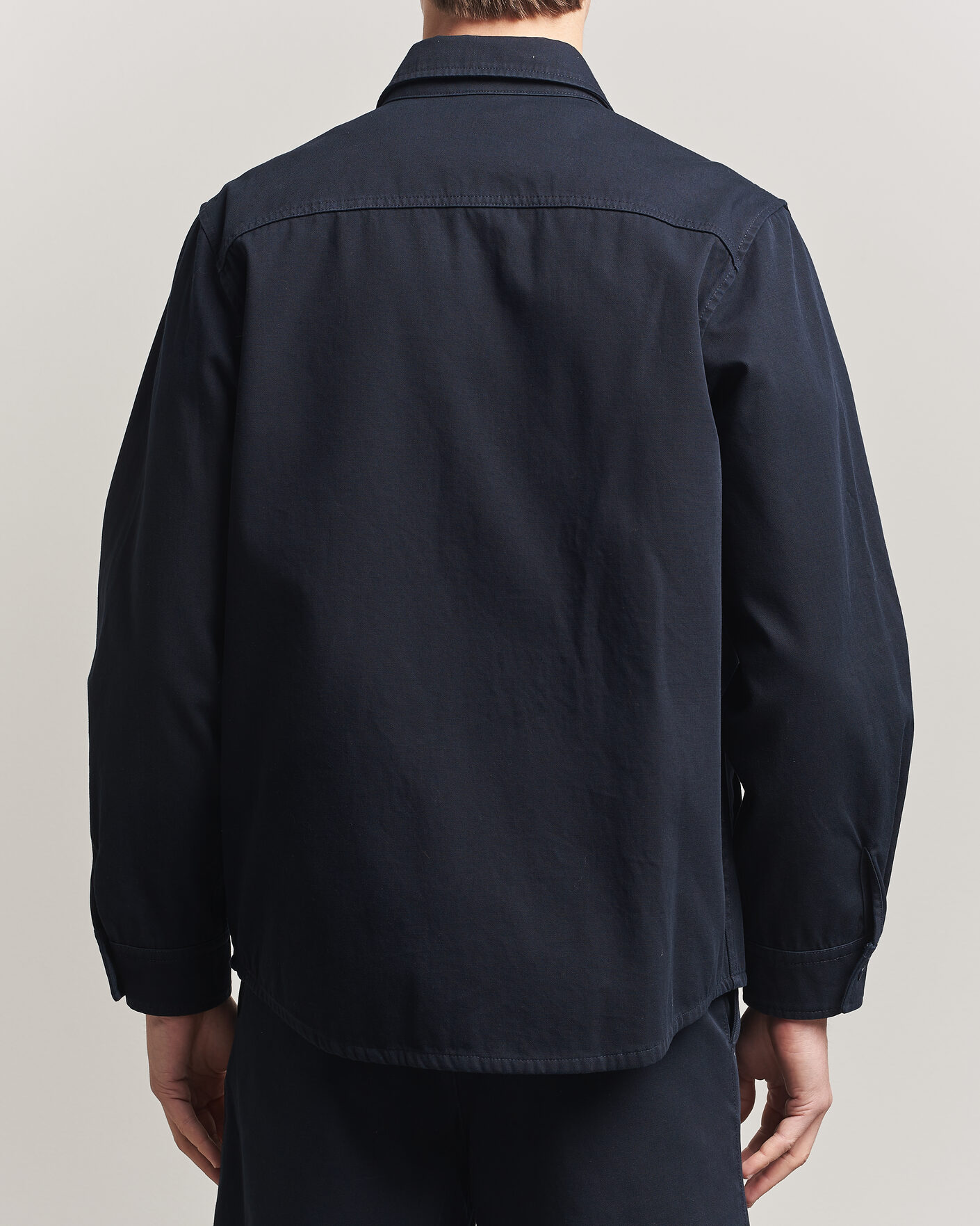 Uomini | Camicie | A.P.C. | Noah Cotton Overshirt Dark Navy