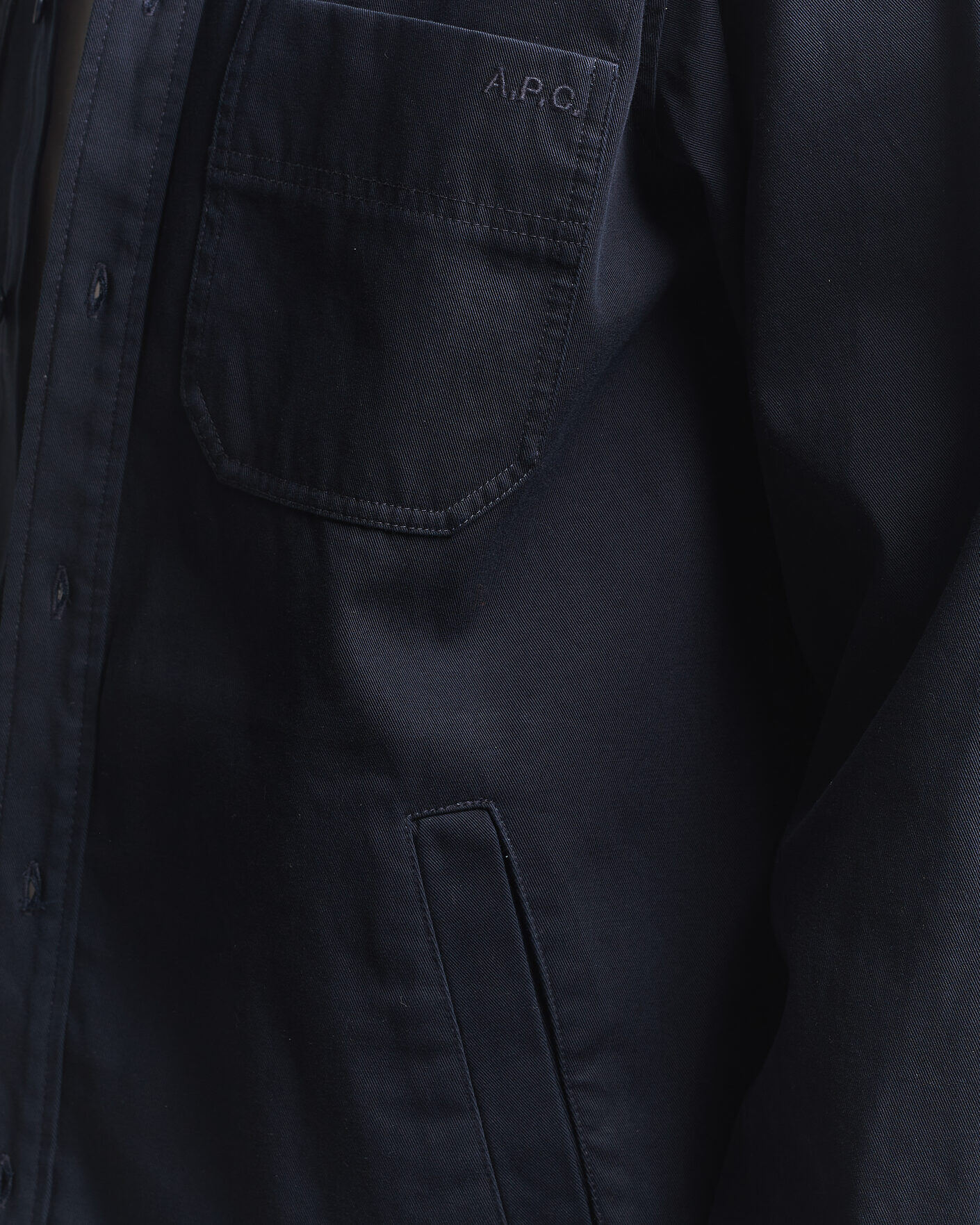 Uomini | Camicie | A.P.C. | Noah Cotton Overshirt Dark Navy