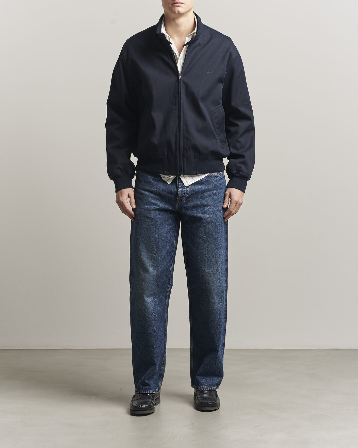 Uomini | Giacche | A.P.C. | Zipped Jacket Dark Navy