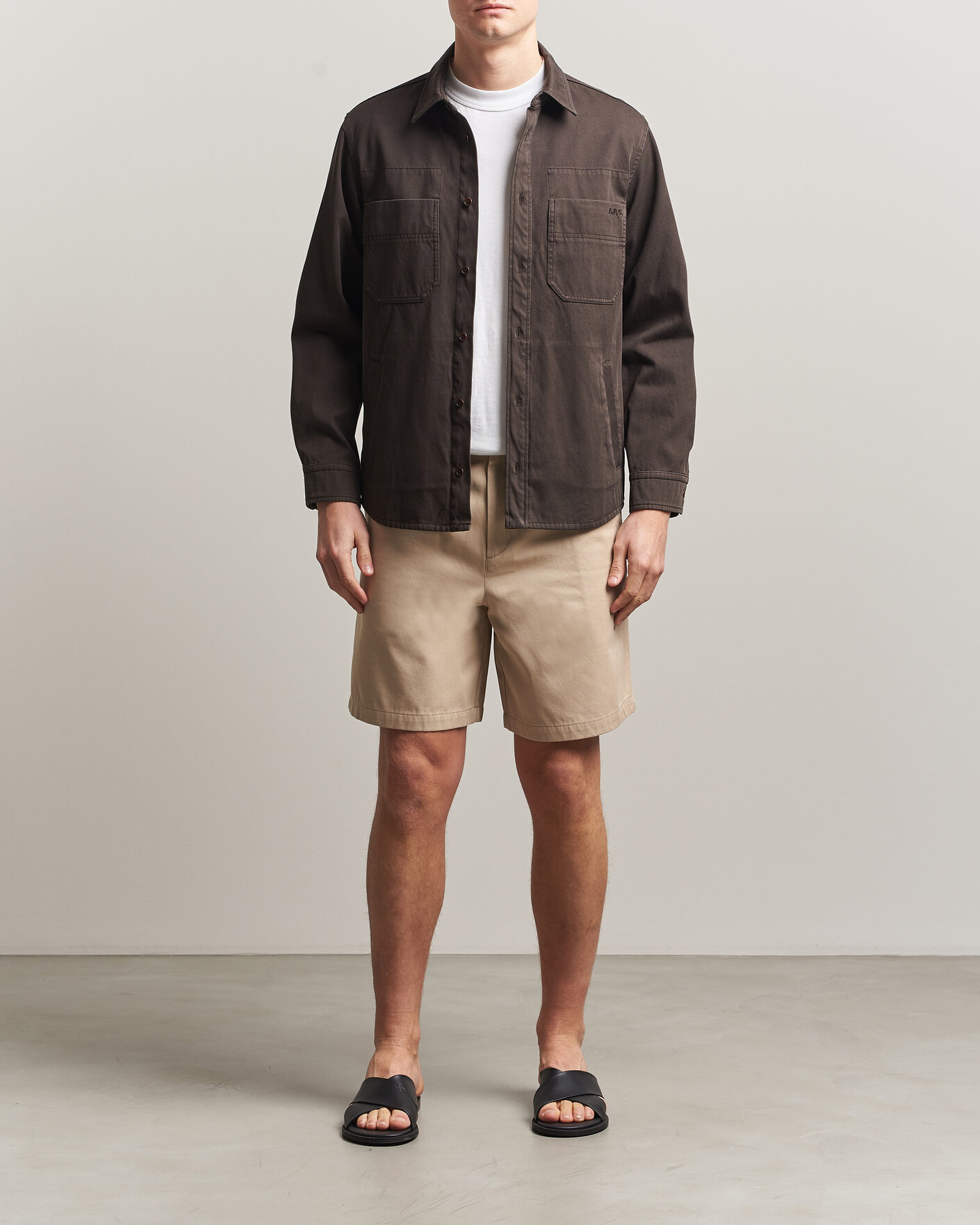 Uomini | Pantaloncini | A.P.C. | Otis Cotton Chino Shorts Beige