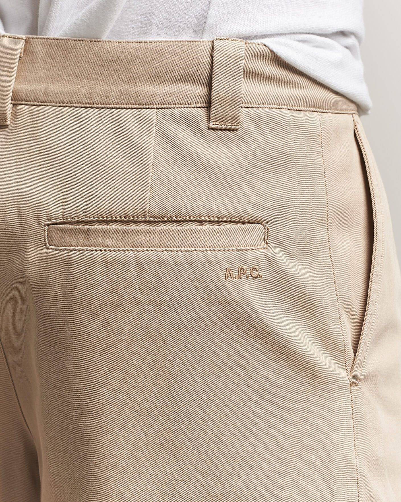 Uomini | Pantaloncini | A.P.C. | Otis Cotton Chino Shorts Beige
