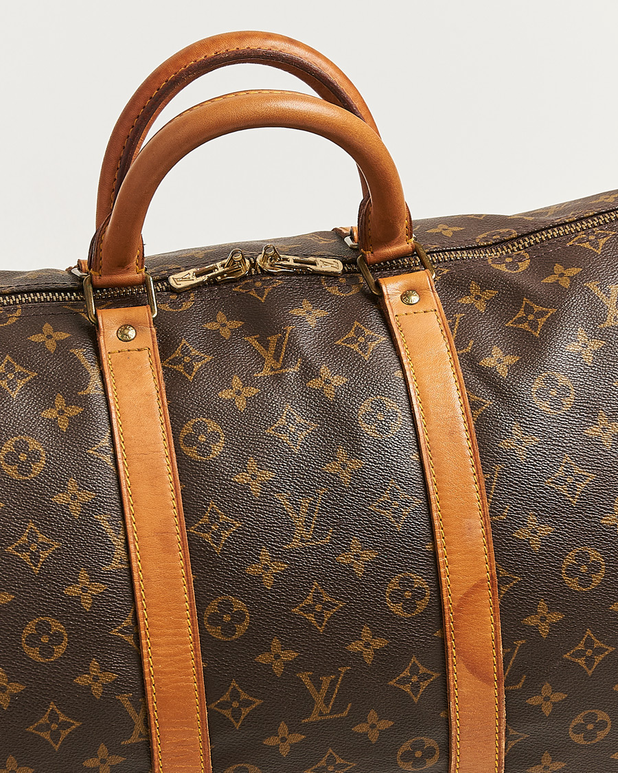 Uomini | Pre-Owned & Vintage Bags | Louis Vuitton Pre-Owned | Keepall Bandouliére 55 Monogram