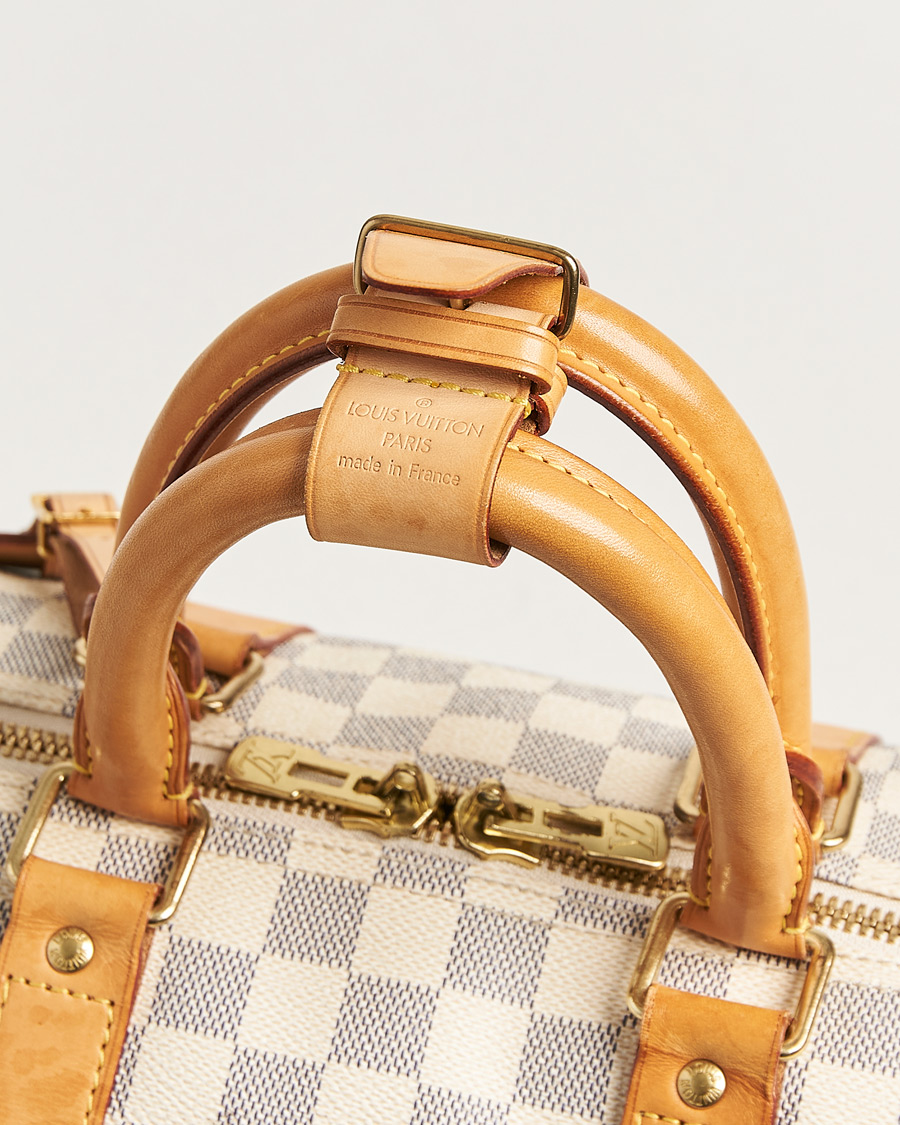 Uomini | Pre-Owned & Vintage Bags | Louis Vuitton Pre-Owned | Keepall Bandouliére Damier Azur