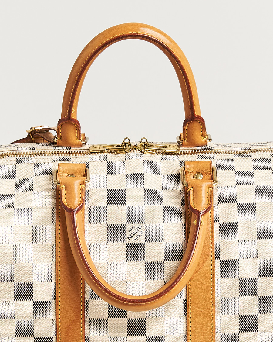 Uomini | Pre-Owned & Vintage Bags | Louis Vuitton Pre-Owned | Keepall Bandouliére Damier Azur