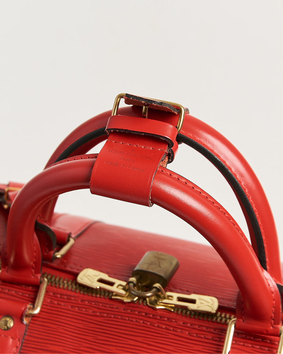 Uomini | Pre-Owned & Vintage Bags | Louis Vuitton Pre-Owned | Keepall 50 Epi Leather Red
