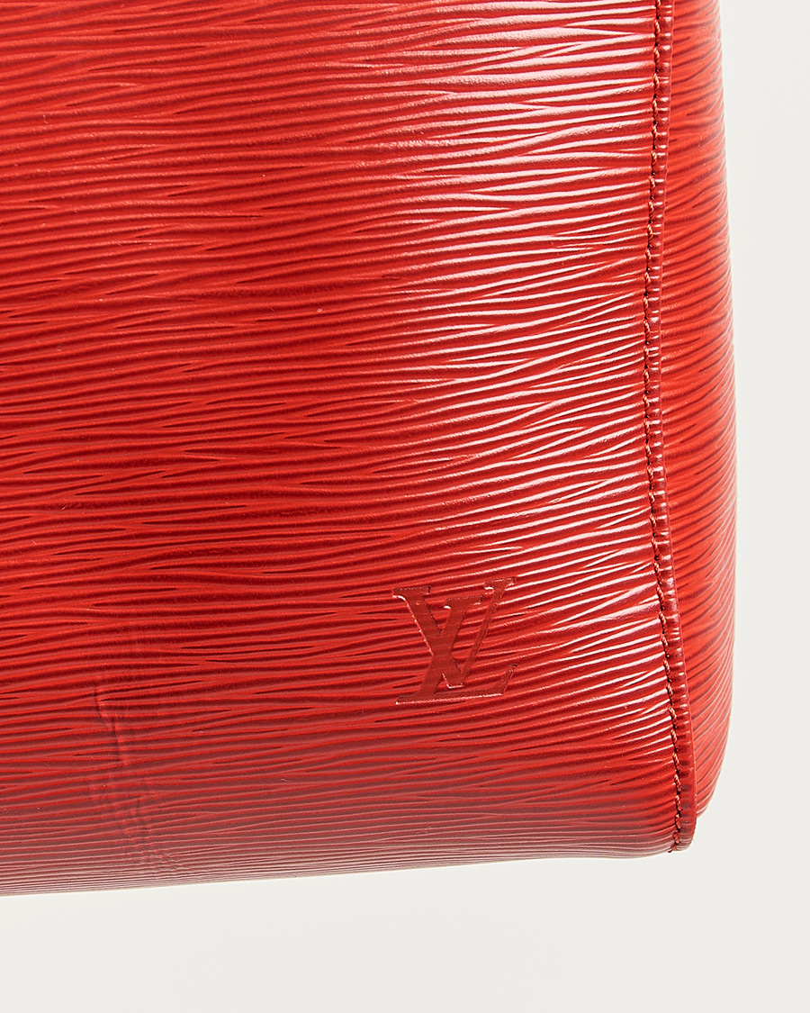 Uomini | Pre-Owned & Vintage Bags | Louis Vuitton Pre-Owned | Keepall 50 Epi Leather Red