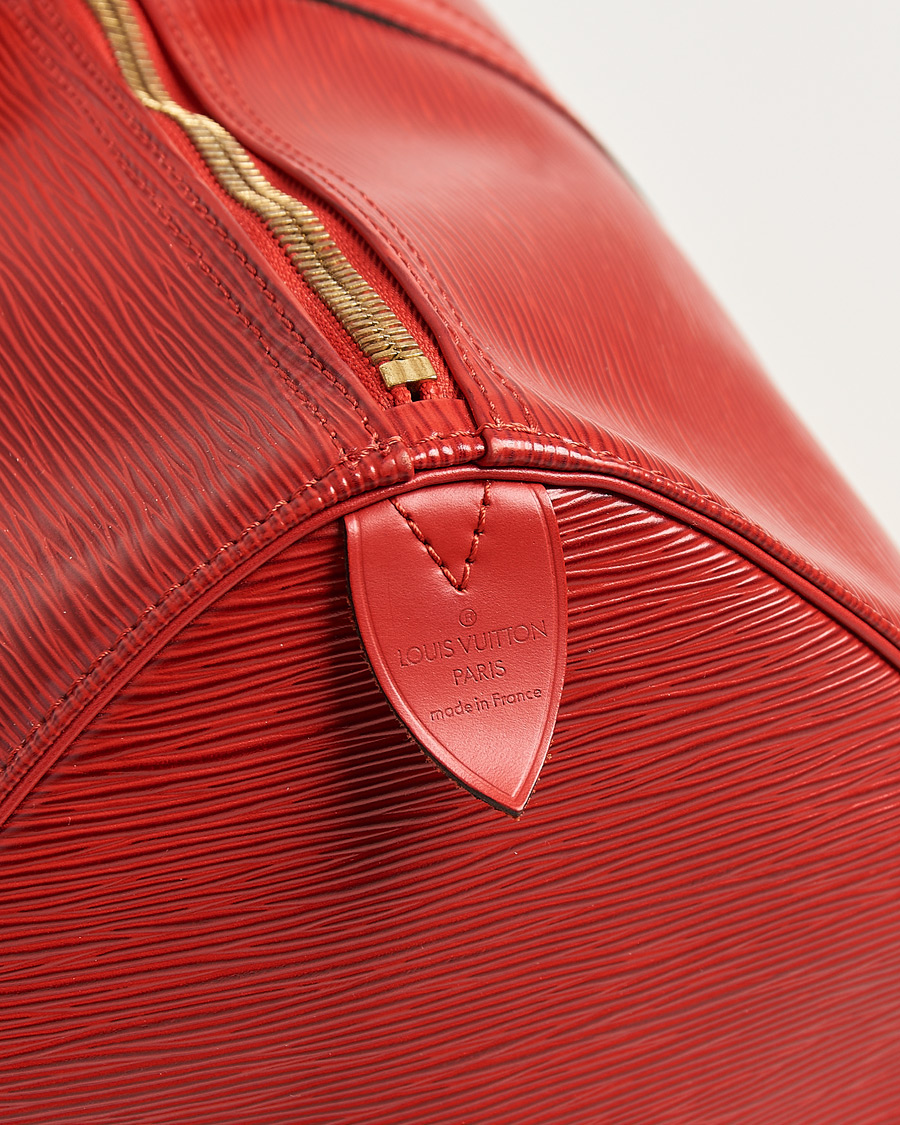 Uomini | Pre-Owned & Vintage Bags | Louis Vuitton Pre-Owned | Keepall 50 Epi Leather Red