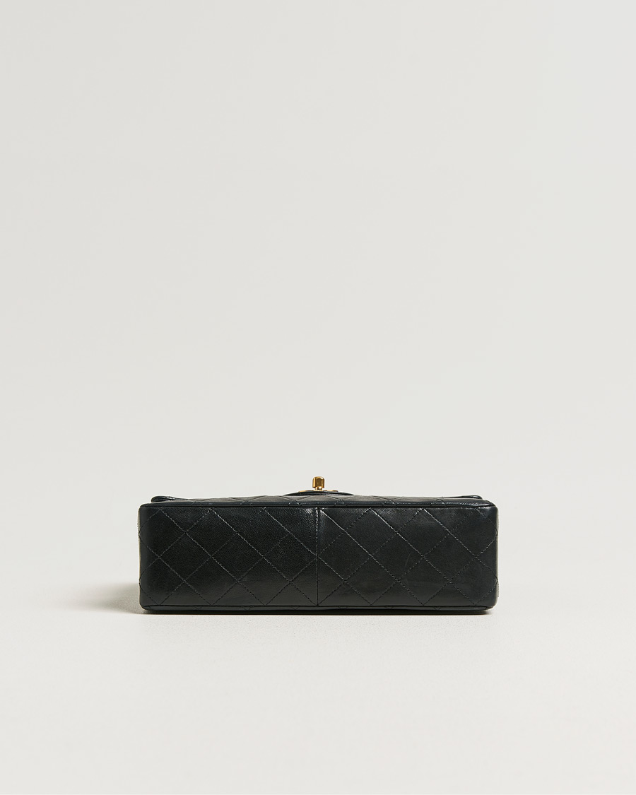 Uomini | Pre-Owned & Vintage Bags | Chanel Pre-Owned | Single Flap Bag Lambskin Black