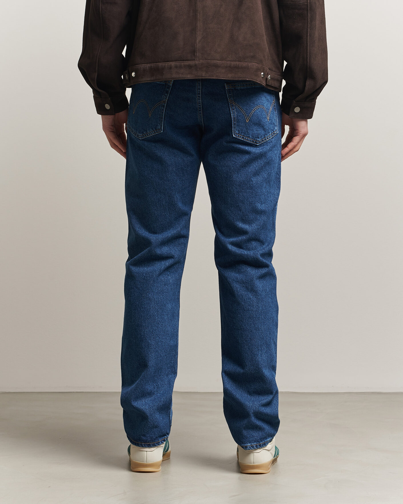 Uomini | Jeans | EDWIN | Regular Straight Jeans Used Mid Blue