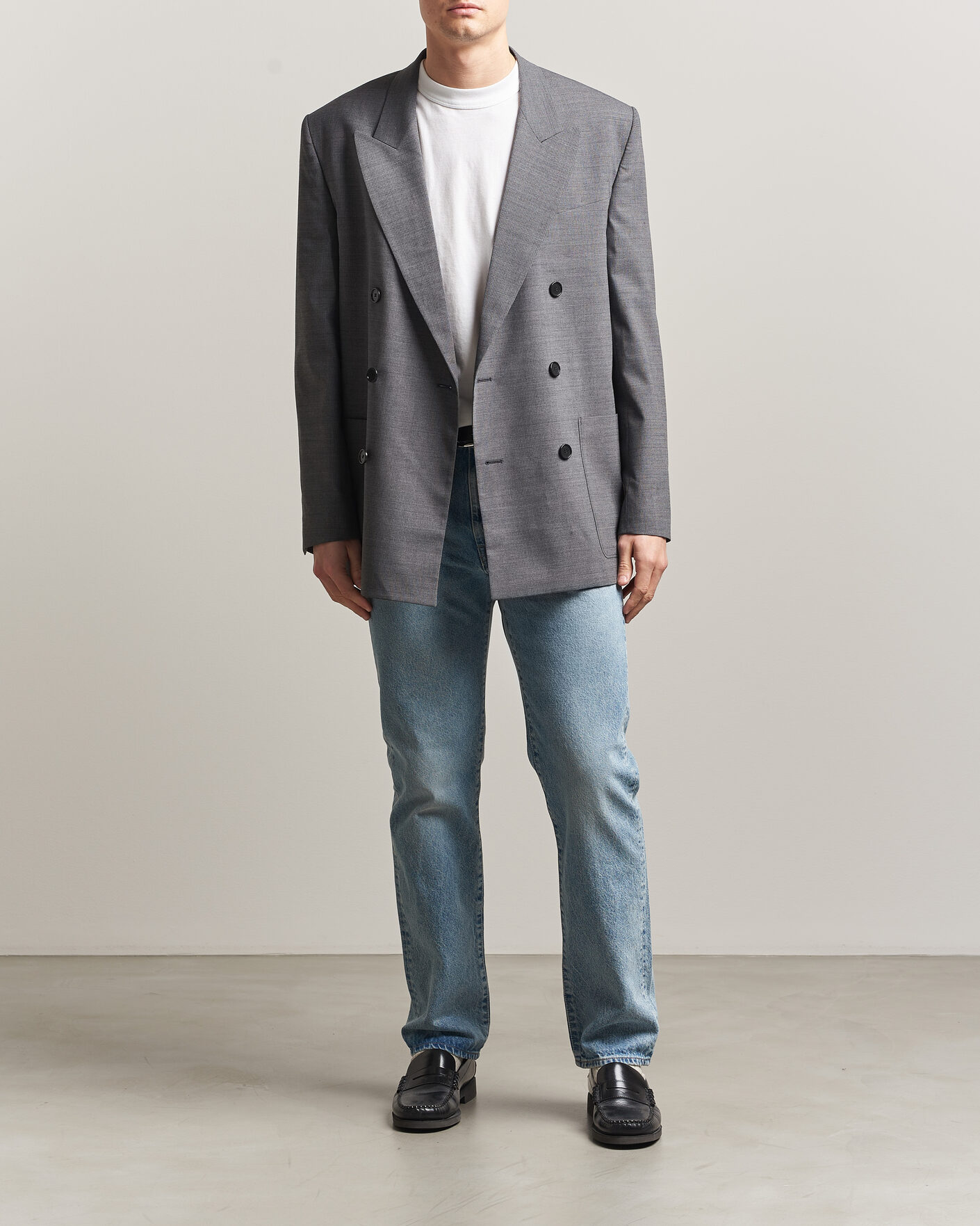 Uomini | Pantaloni | EDWIN | Regular Straight Jeans Used Light Blue