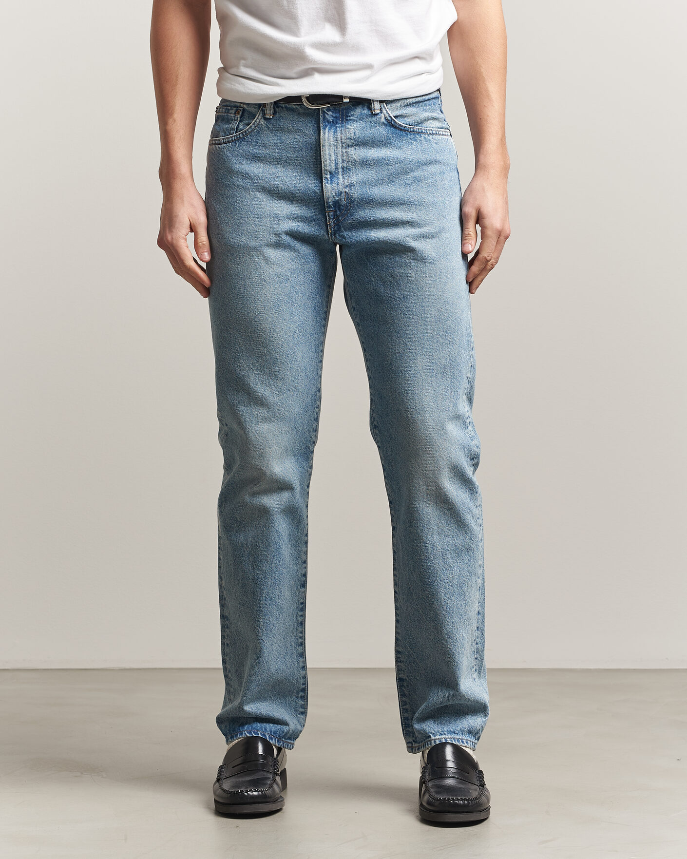 Uomini | Pantaloni | EDWIN | Regular Straight Jeans Used Light Blue