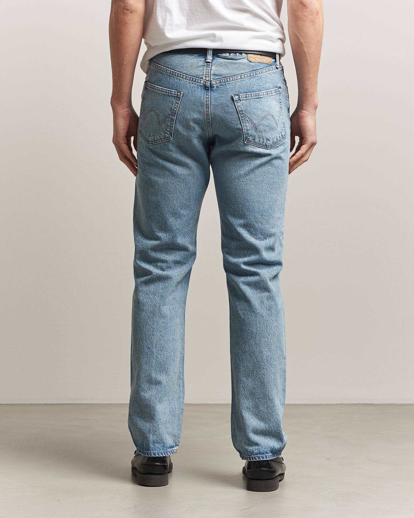 Uomini | Pantaloni | EDWIN | Regular Straight Jeans Used Light Blue