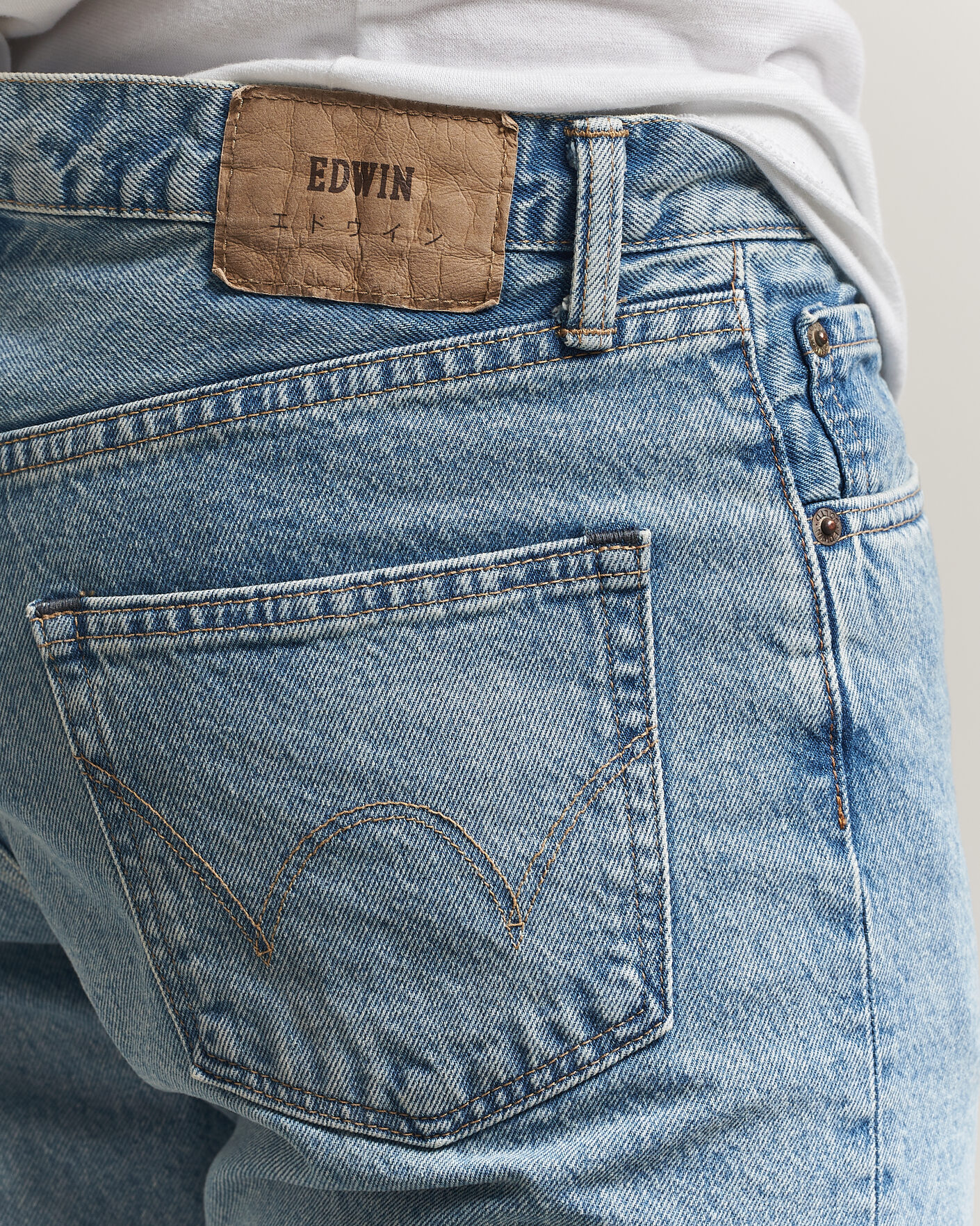 Uomini | Pantaloni | EDWIN | Regular Straight Jeans Used Light Blue