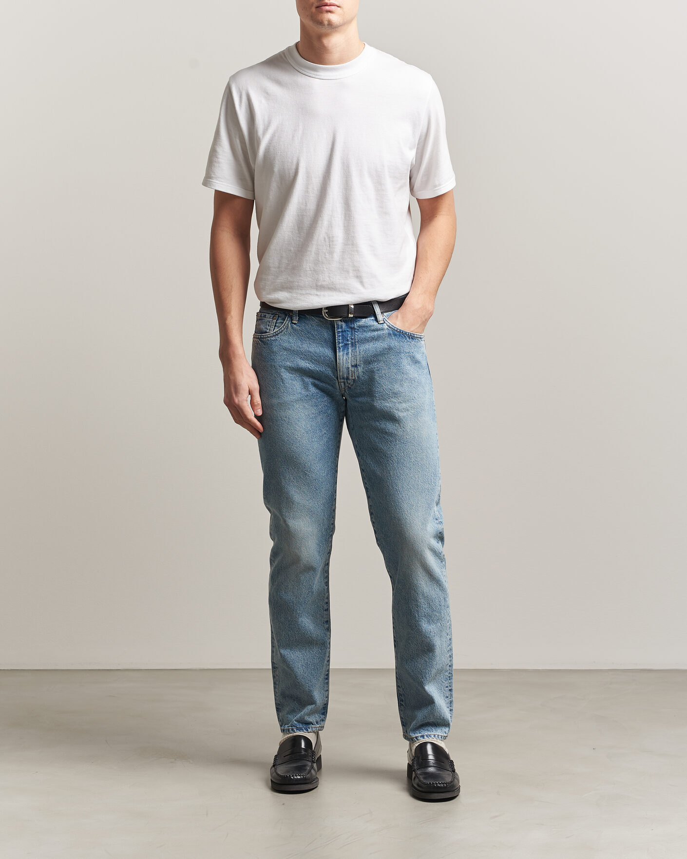 Uomini | Pantaloni | EDWIN | Regular Tapered Jeans Used Light Blue