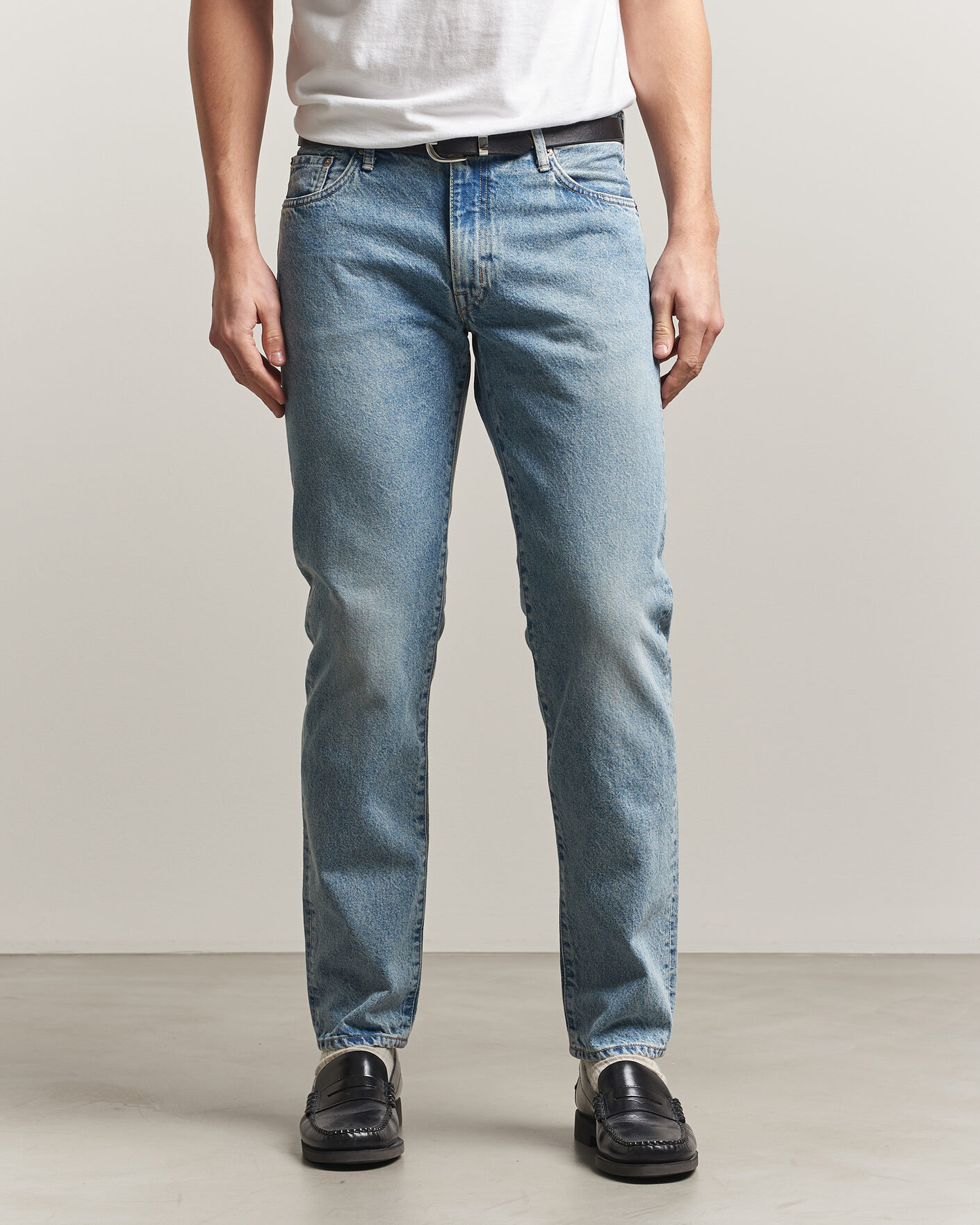 Uomini | Pantaloni | EDWIN | Regular Tapered Jeans Used Light Blue