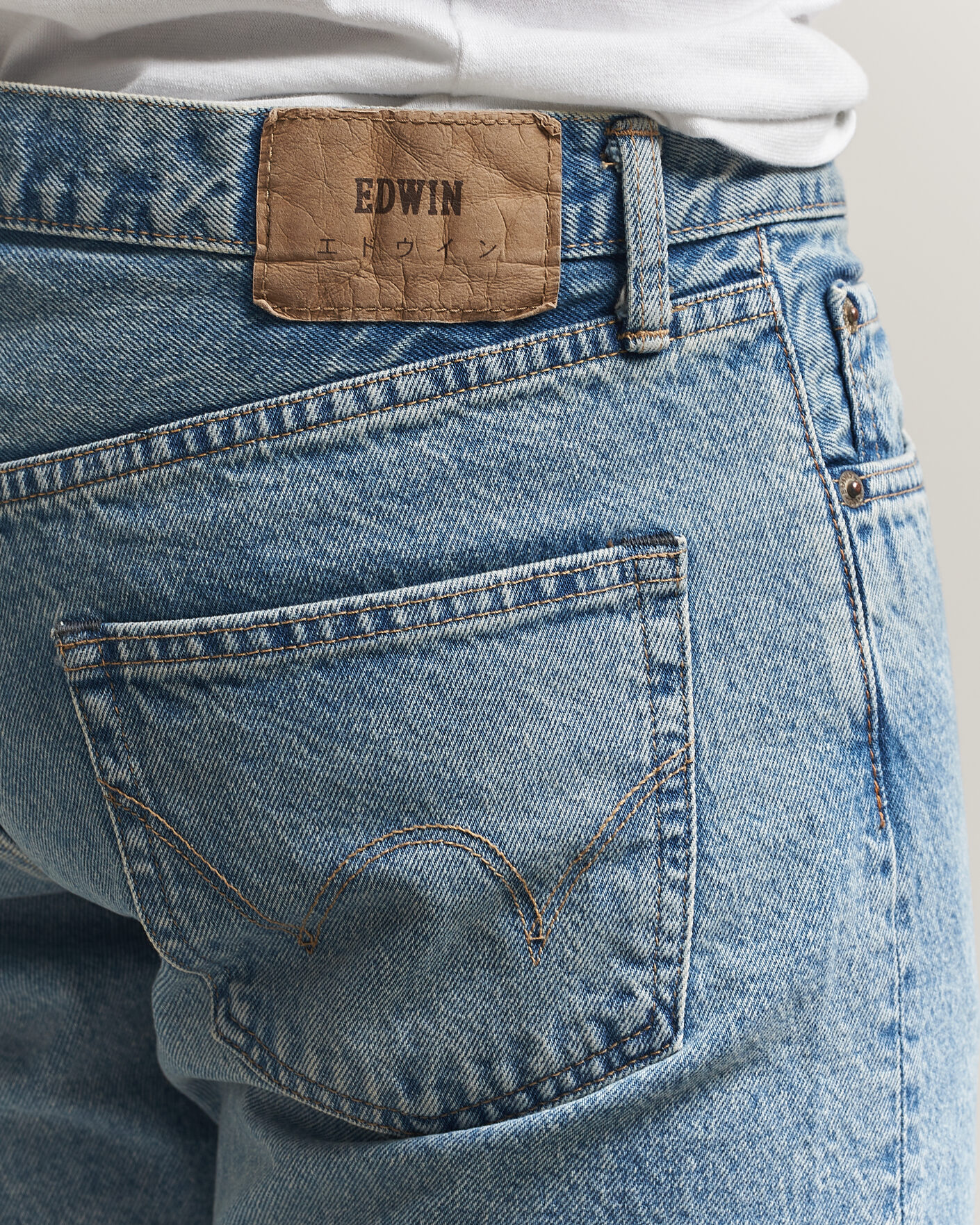 Uomini | Pantaloni | EDWIN | Regular Tapered Jeans Used Light Blue