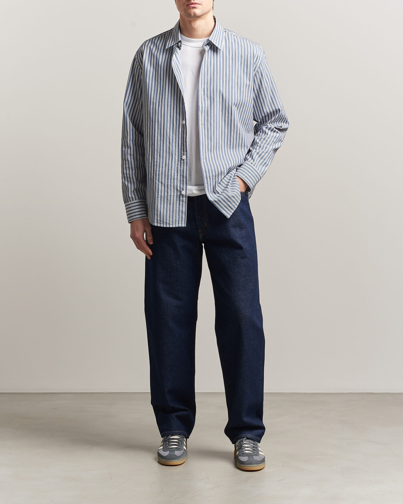 Uomini | Jeans | EDWIN | Loose Straight Jeans Blue Rinsed