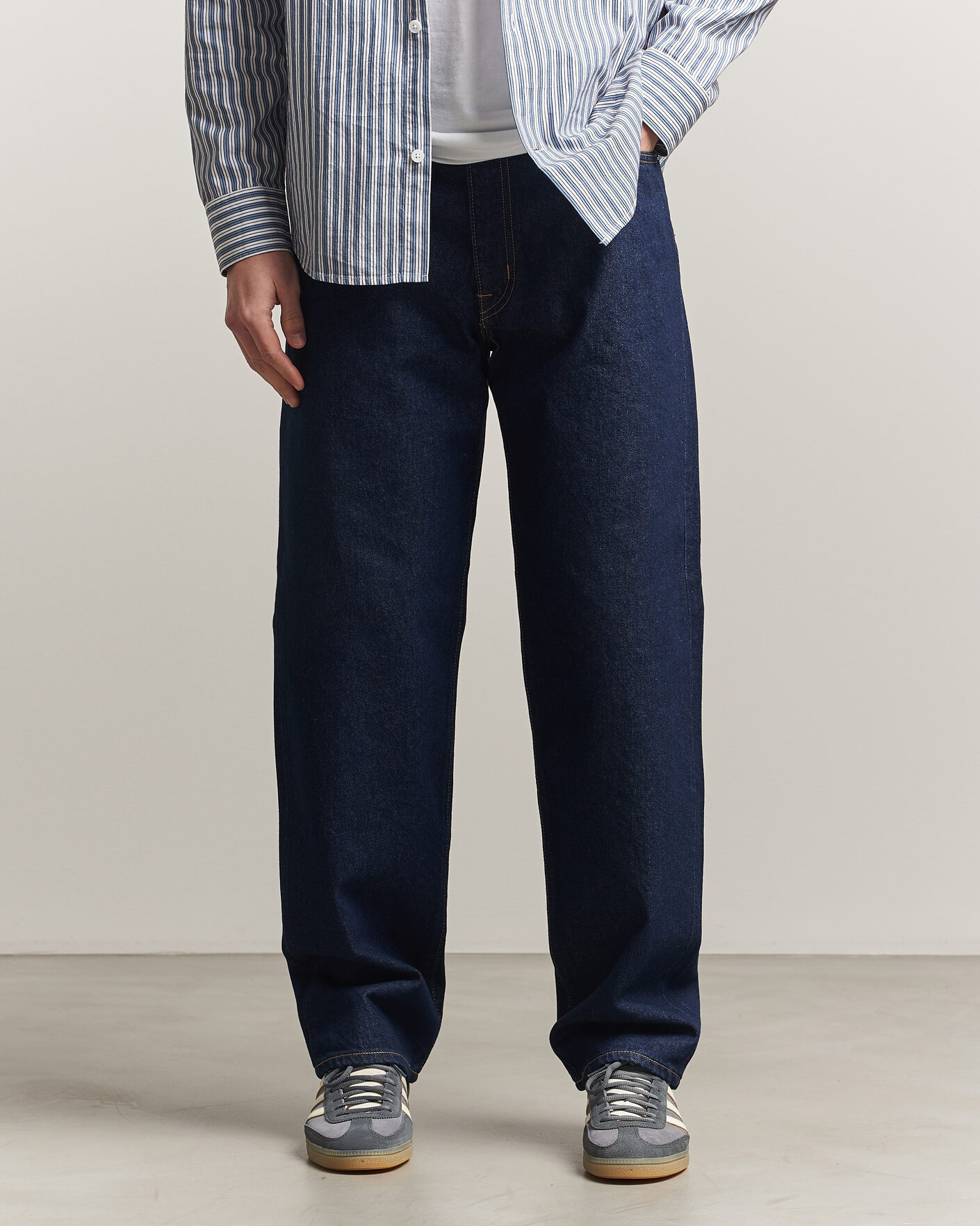 Uomini | Jeans | EDWIN | Loose Straight Jeans Blue Rinsed