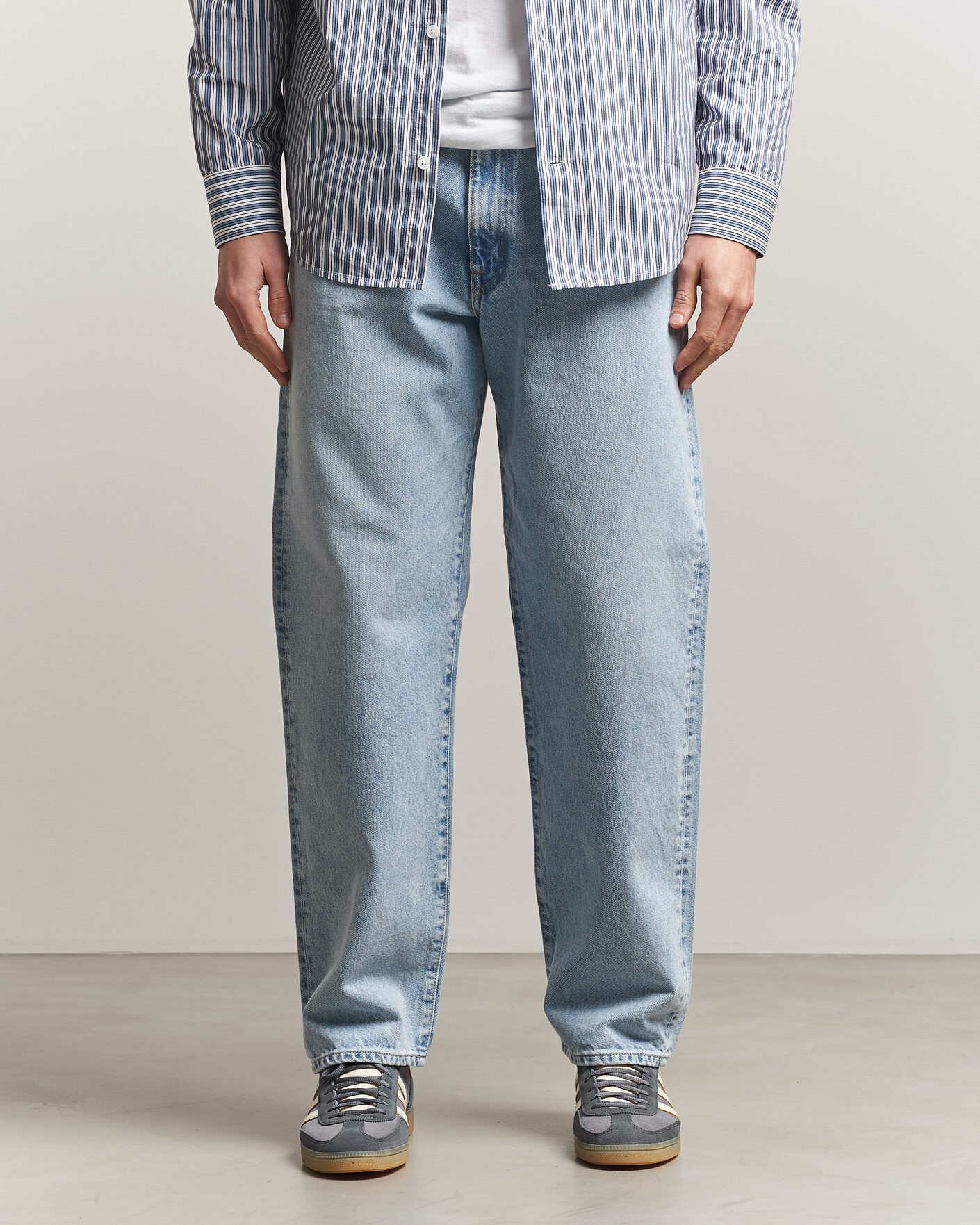 Uomini | Jeans | EDWIN | Loose Straight Jeans Used Light Blue