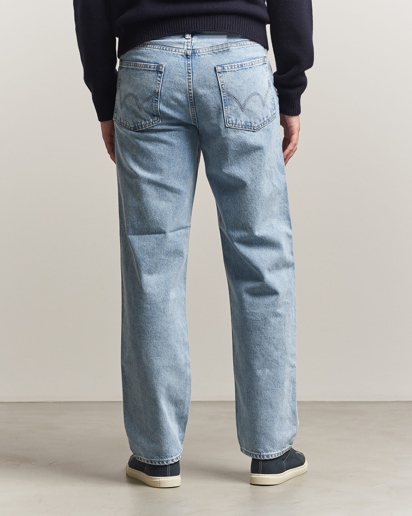 Uomini | Jeans | EDWIN | Loose Straight Jeans Used Light Blue