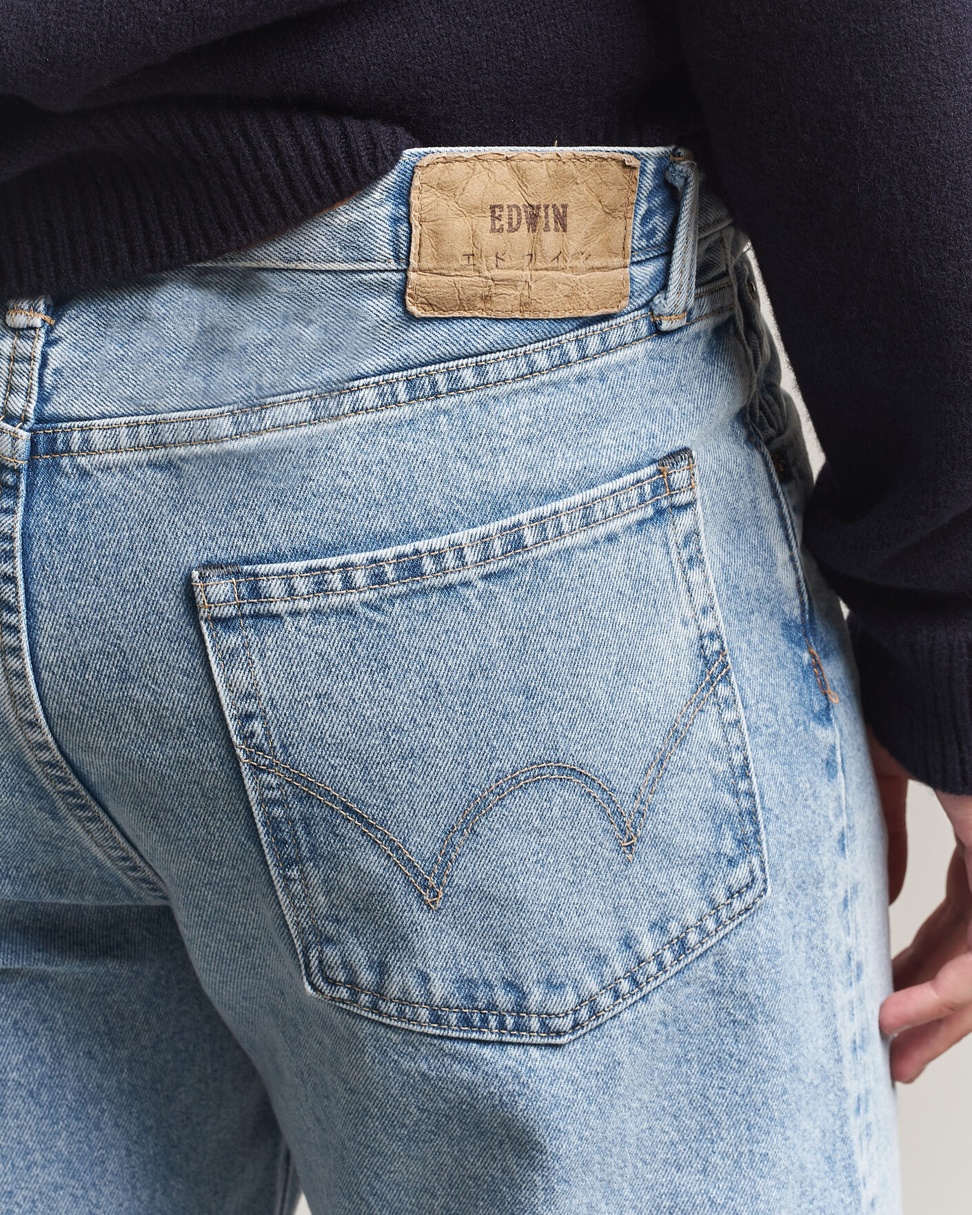 Uomini | Jeans | EDWIN | Loose Straight Jeans Used Light Blue