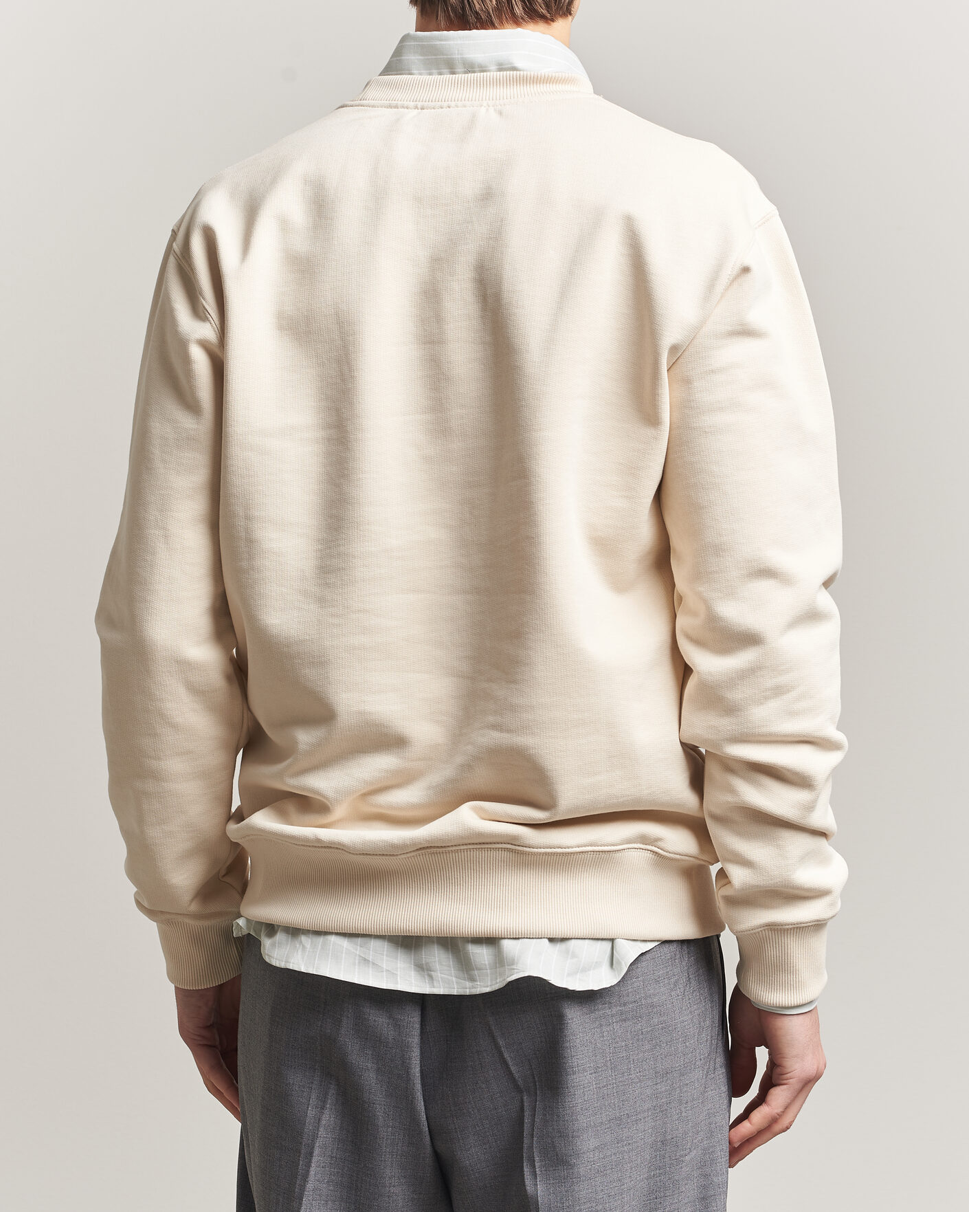 Uomini | Maglieria | Drôle de Monsieur | Classic Slogan Sweatshirt Sand