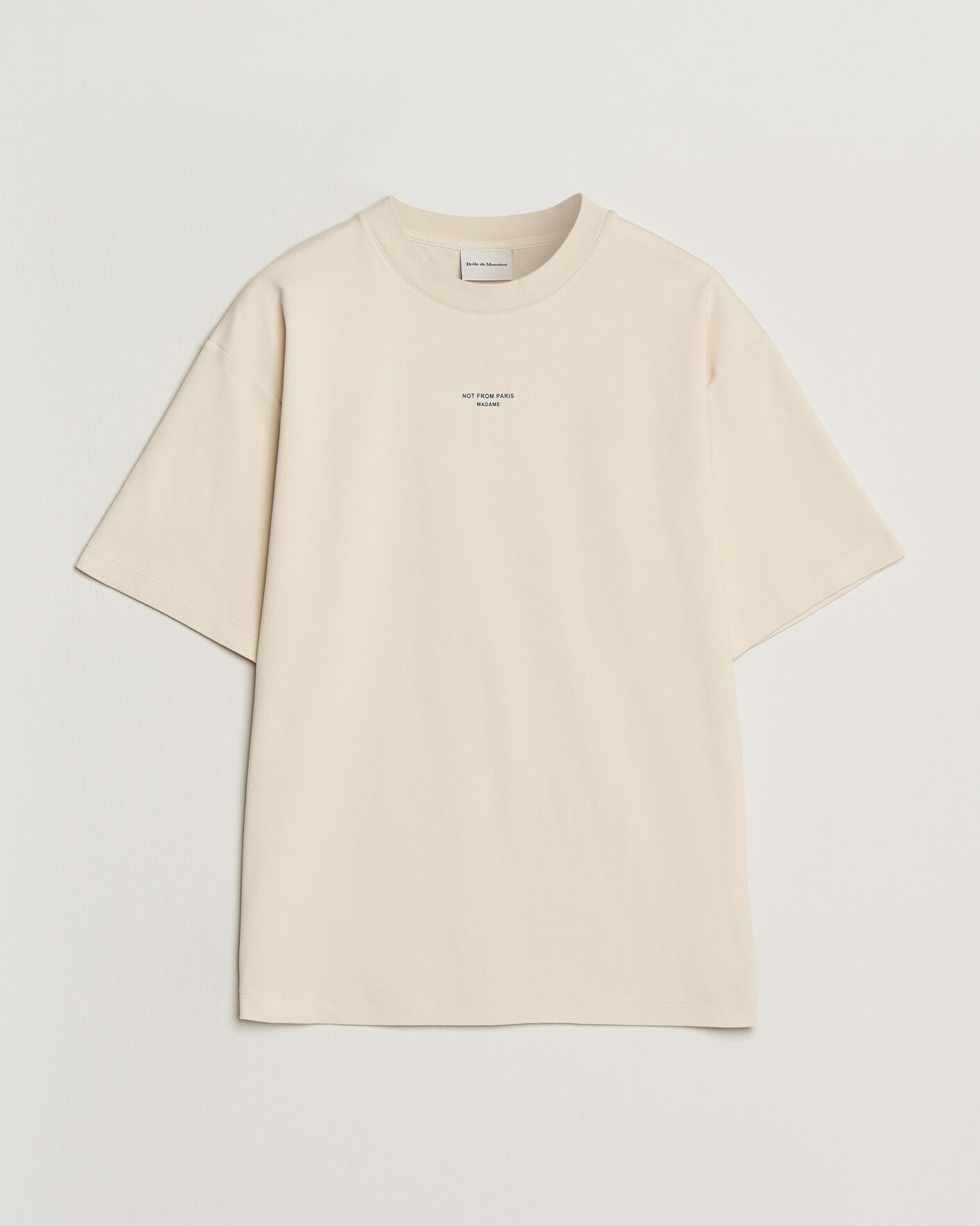 Uomini | T-shirt | Drôle de Monsieur | Classic Slogan T-Shirt Sand