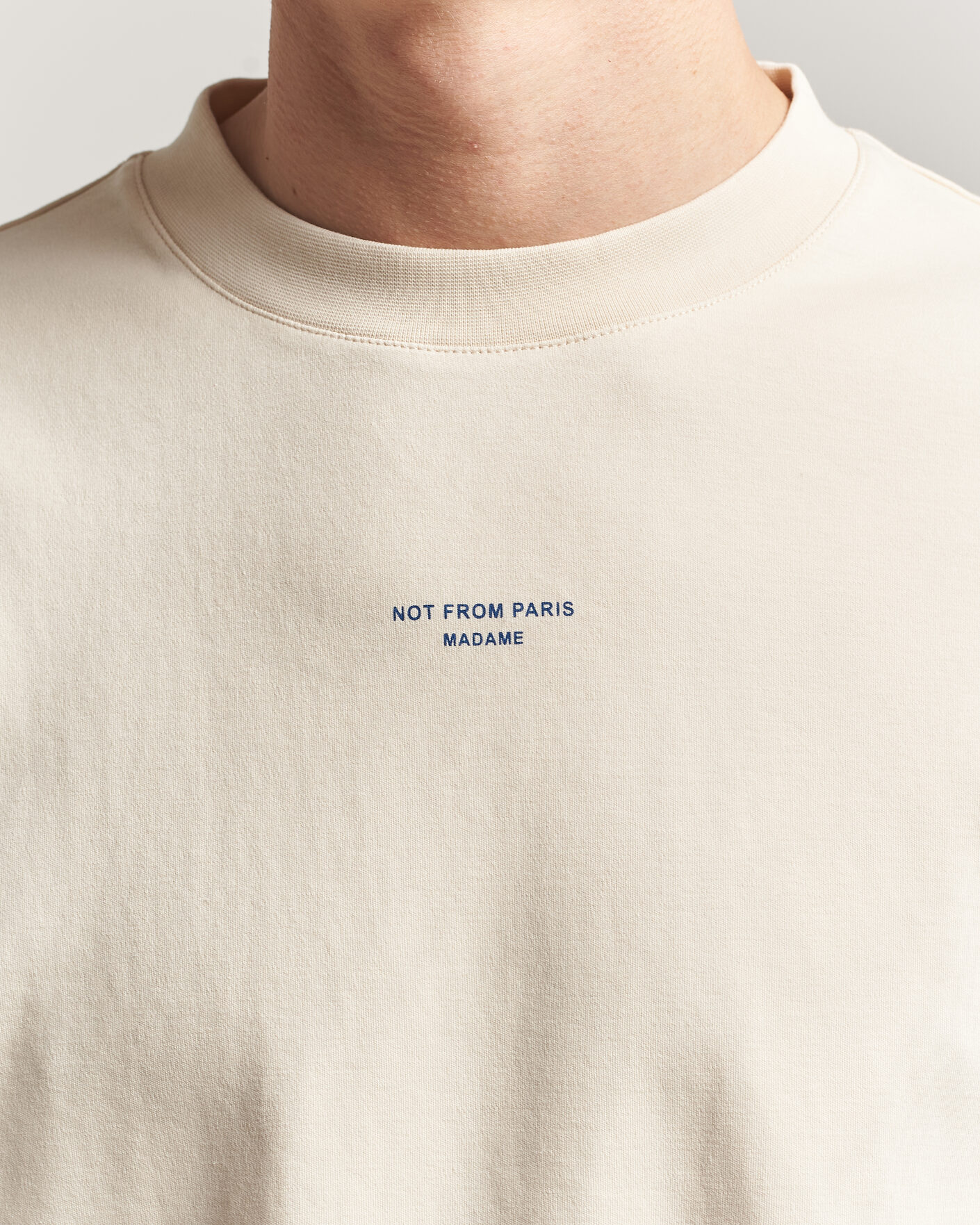 Uomini | T-shirt | Drôle de Monsieur | Classic Slogan T-Shirt Sand