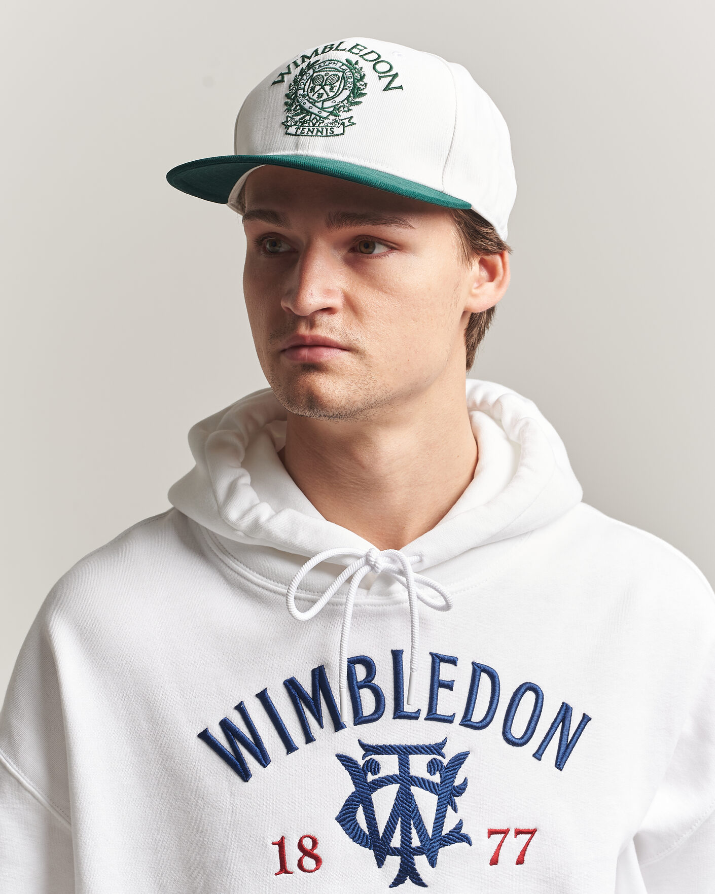 Uomini | Cappelli & Berretti | Polo Ralph Lauren | Wimbledon Cap White/Moss Agate
