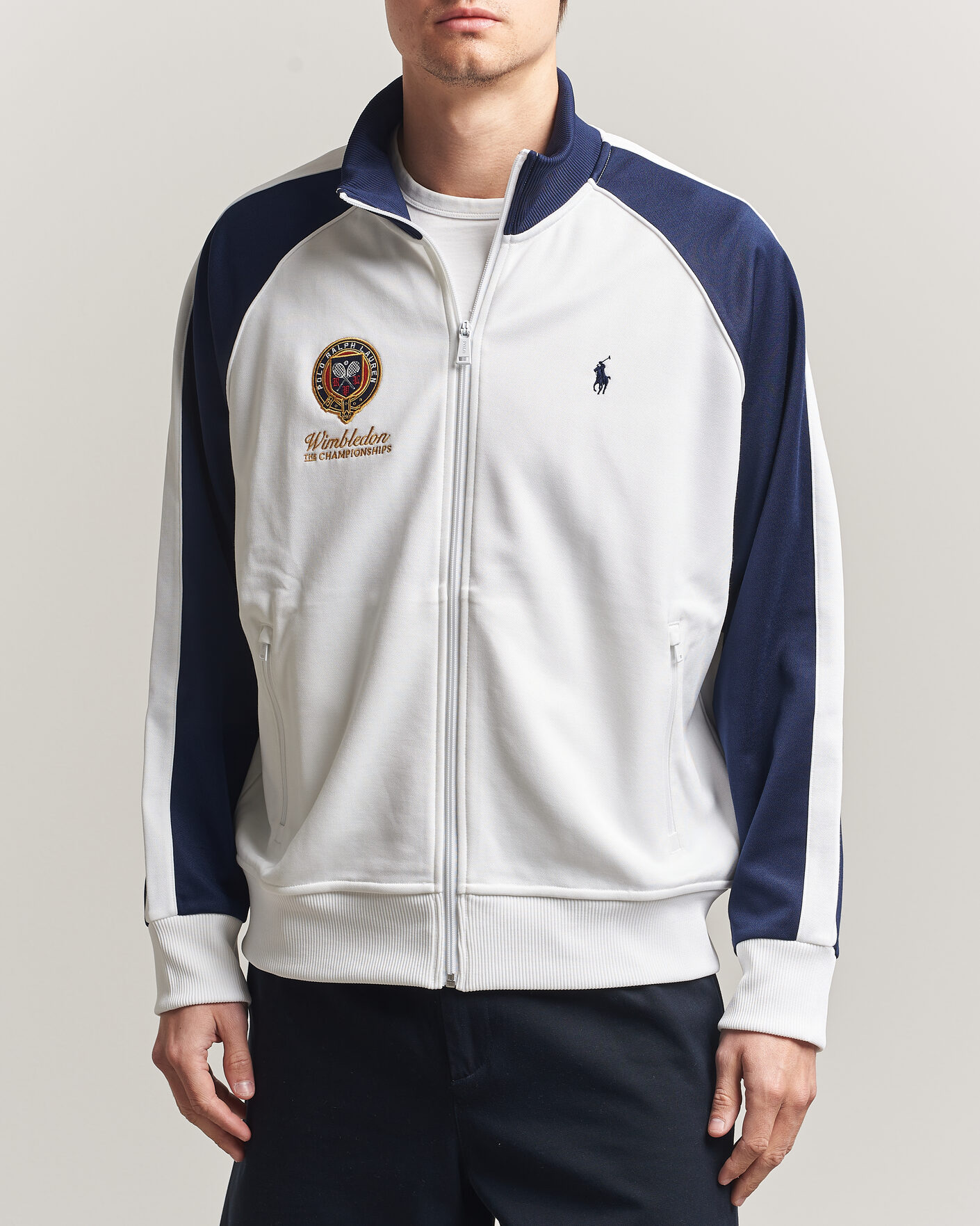 Uomini | Maglieria | Polo Ralph Lauren | Full Zip Pullover Ceramic White
