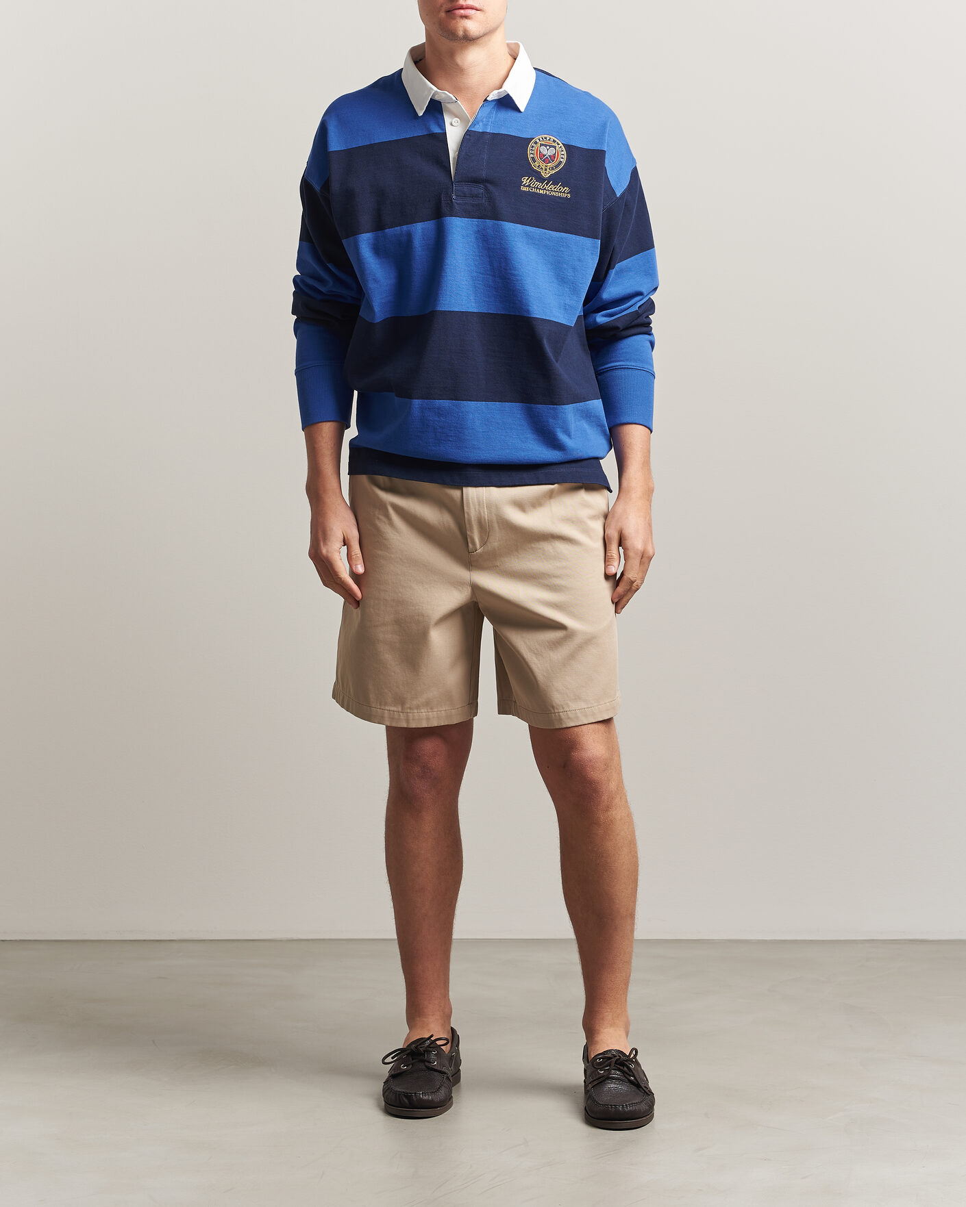 Uomini | Maglieria | Polo Ralph Lauren | Striped Rugby Pullover Collegiate Blue