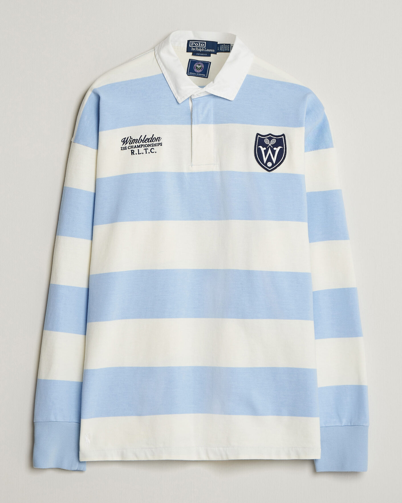 Uomini | Maglieria | Polo Ralph Lauren | Striped Rugby Pullover Office Blue/Deckwash White