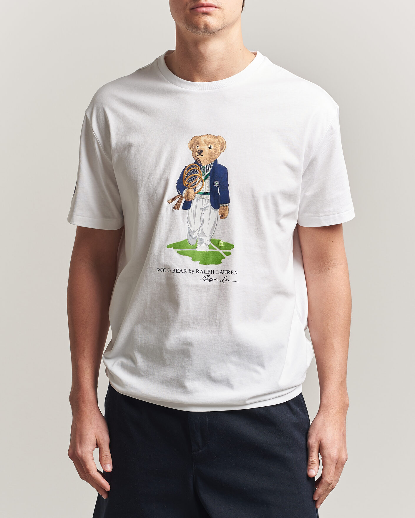 Uomini | T-shirt | Polo Ralph Lauren | Wimbledon Bear Tee White