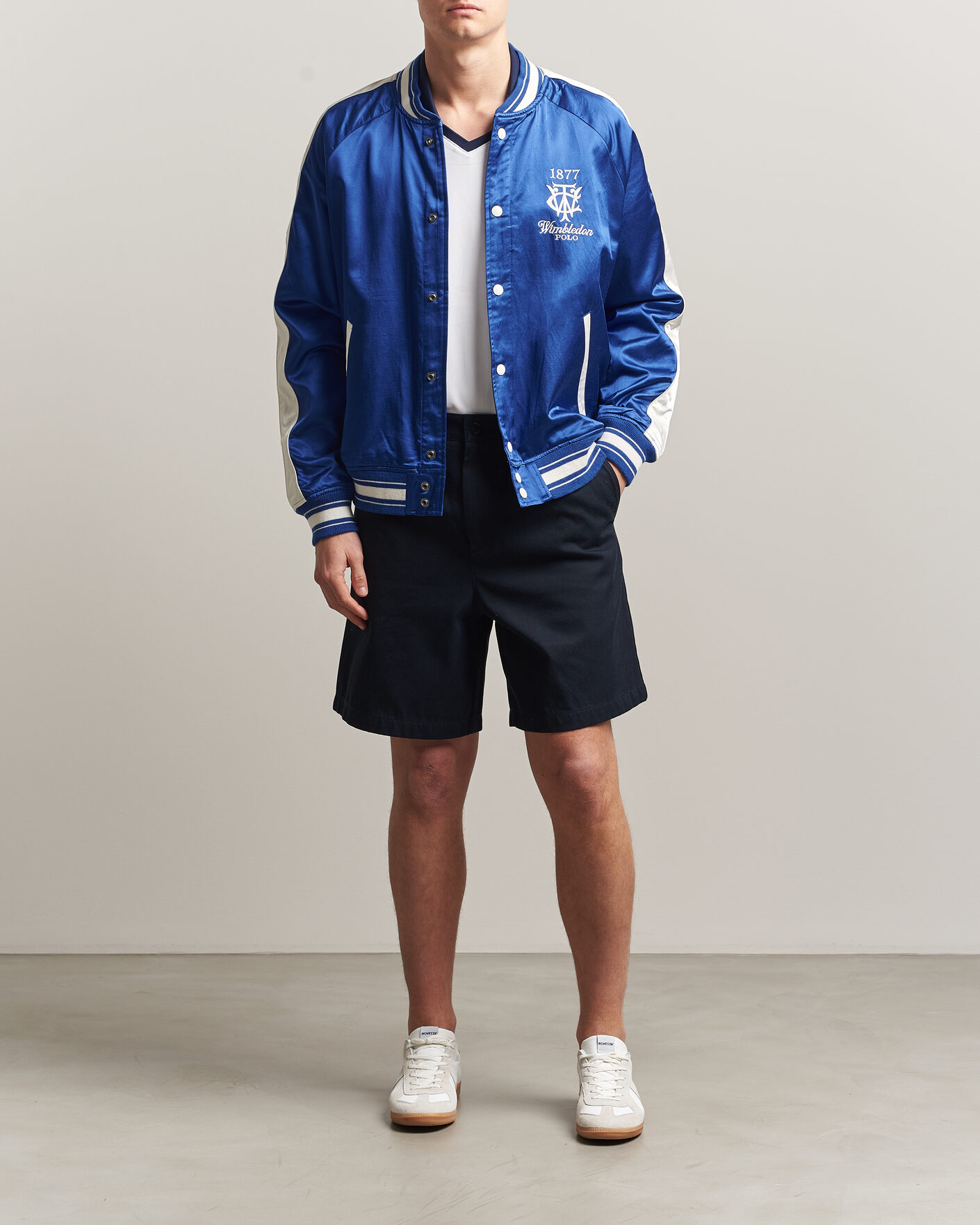 Uomini | Giacche | Polo Ralph Lauren | Championship Bomber Jacket Graphic Royal/White