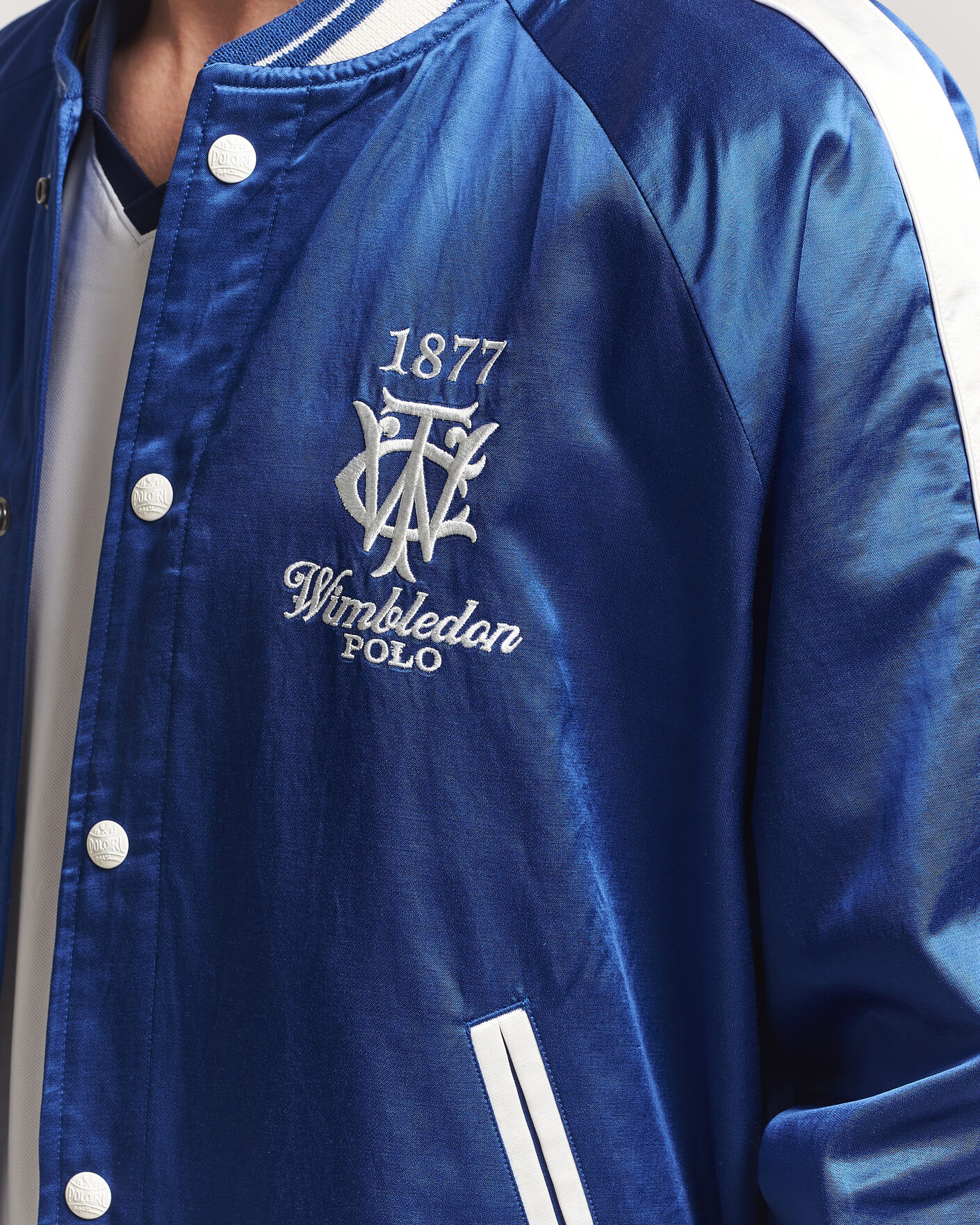 Uomini | Giacche | Polo Ralph Lauren | Championship Bomber Jacket Graphic Royal/White
