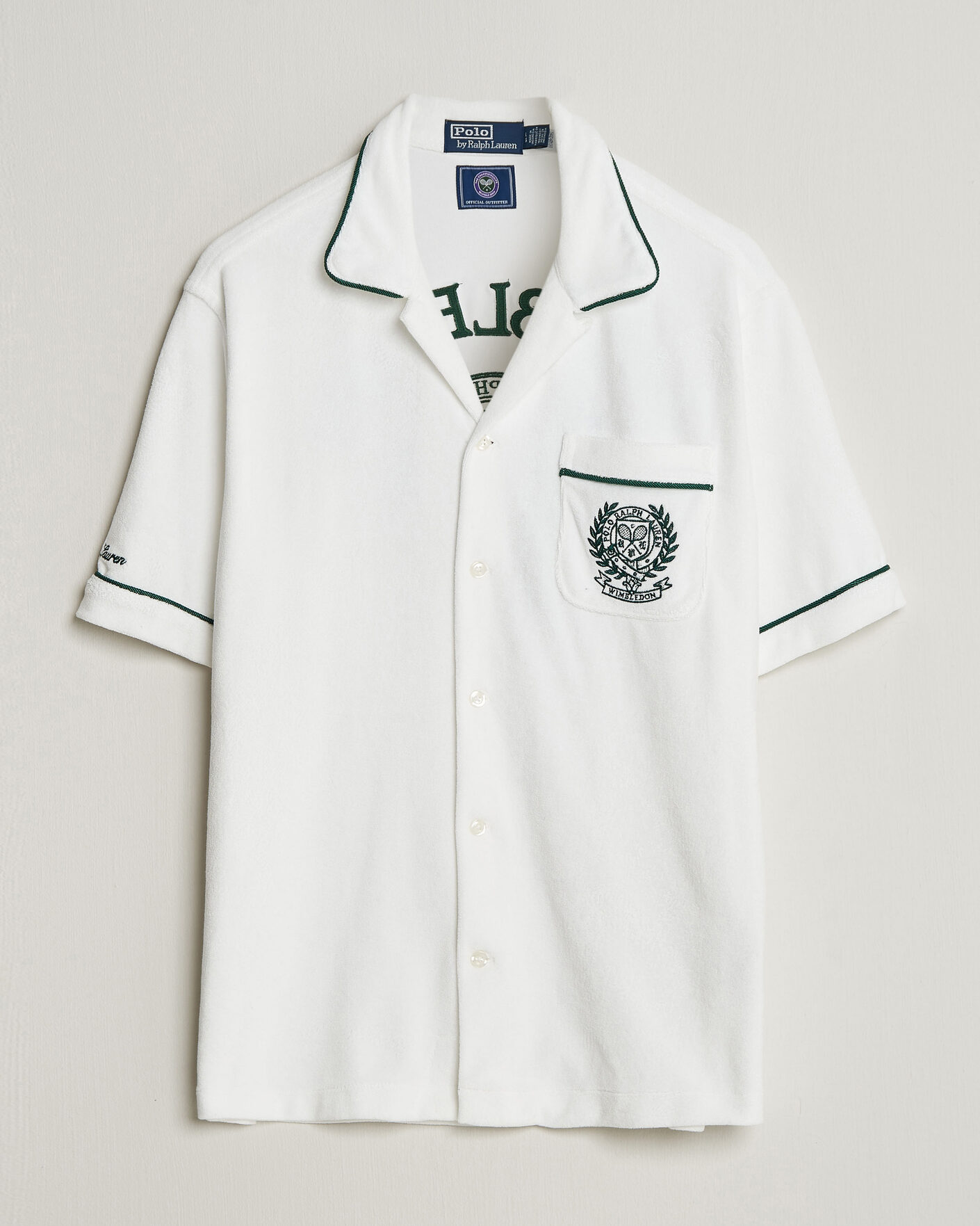 Uomini | Camicie | Polo Ralph Lauren | Terry Short Sleeve Shirt White